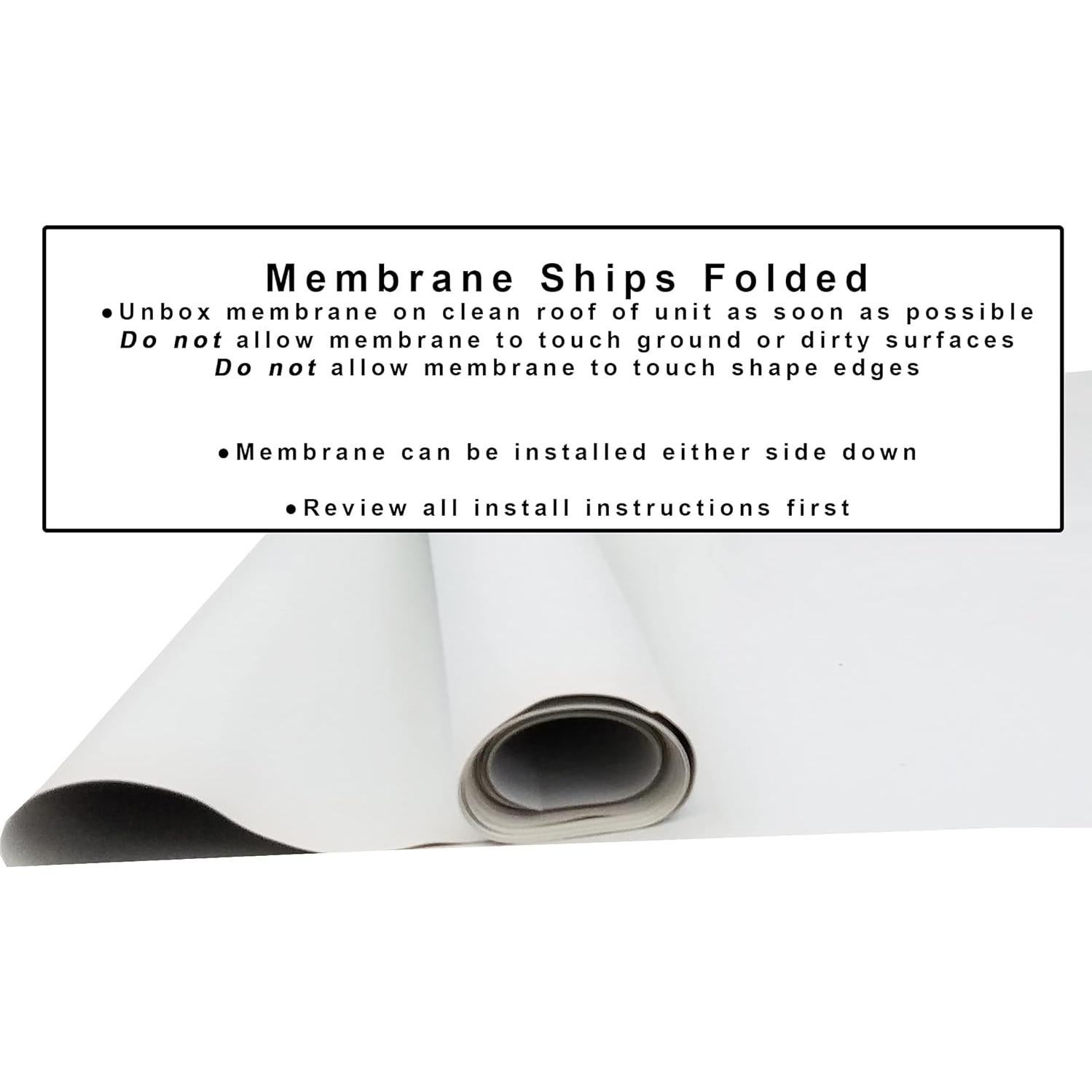 classAcustoms TPO Kit | 8.5ft Wide X 5ft Long | RV Rubber Roof Kit | RV Camper Trailer Rubber Roof Repair