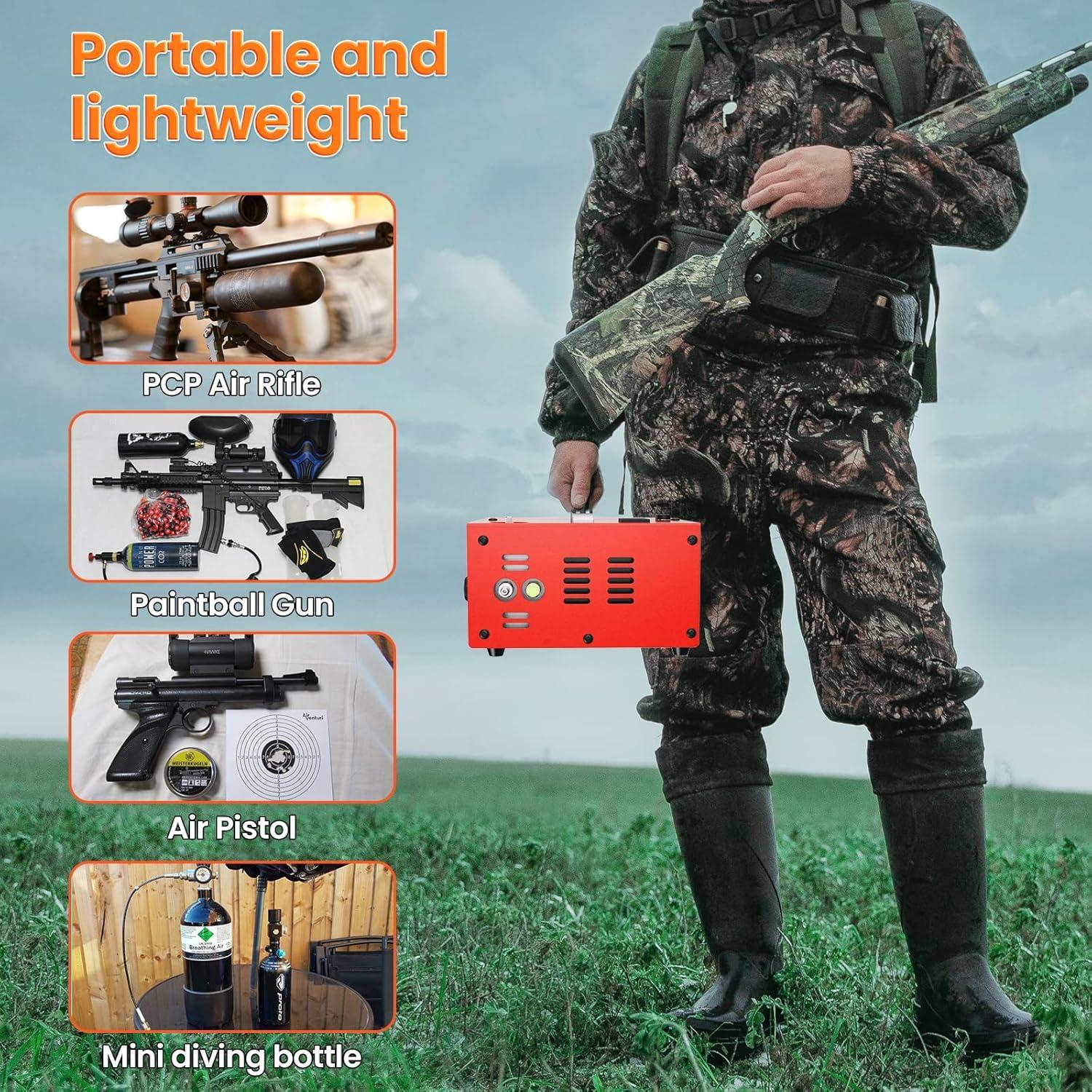 Compresor de aire GX Pump CS1-I 4500Psi 250W 220V