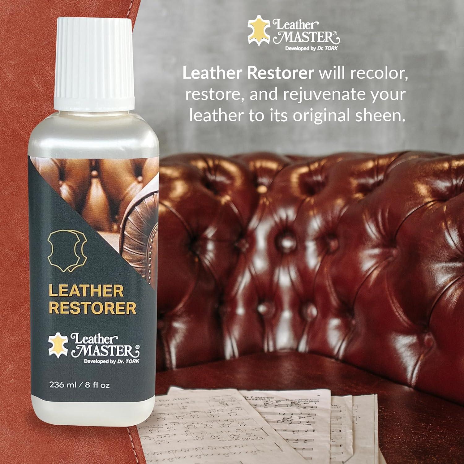 Restaurador de Cuero Maestro del Cuero 236ml Marrón Oscuro