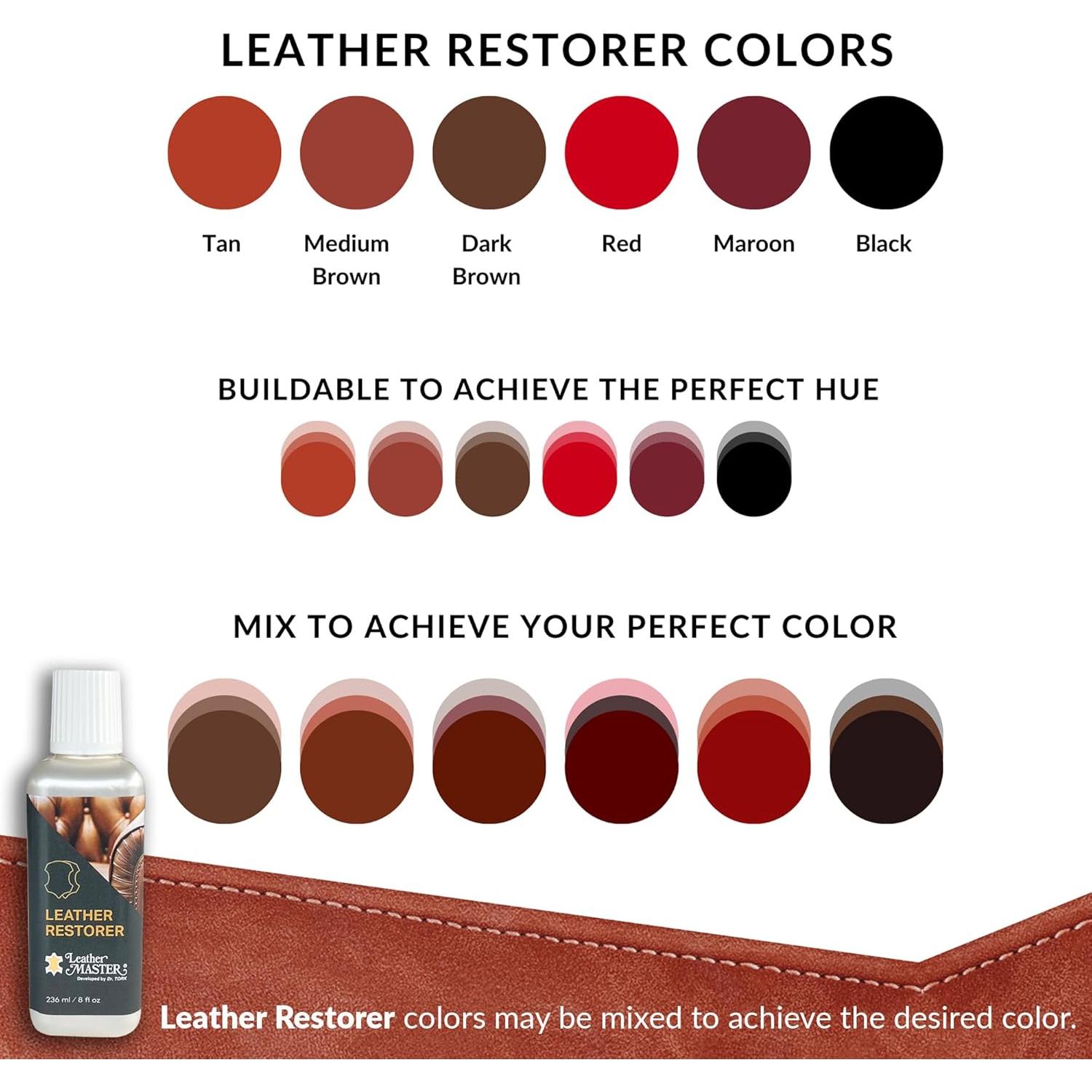 Restaurador de Cuero Maestro del Cuero 236ml Marrón Oscuro