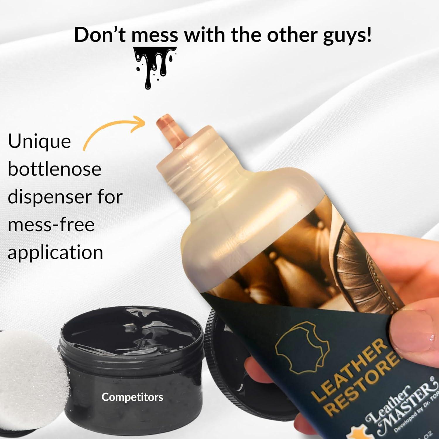 Restaurador de Cuero Maestro del Cuero 236ml Marrón Oscuro