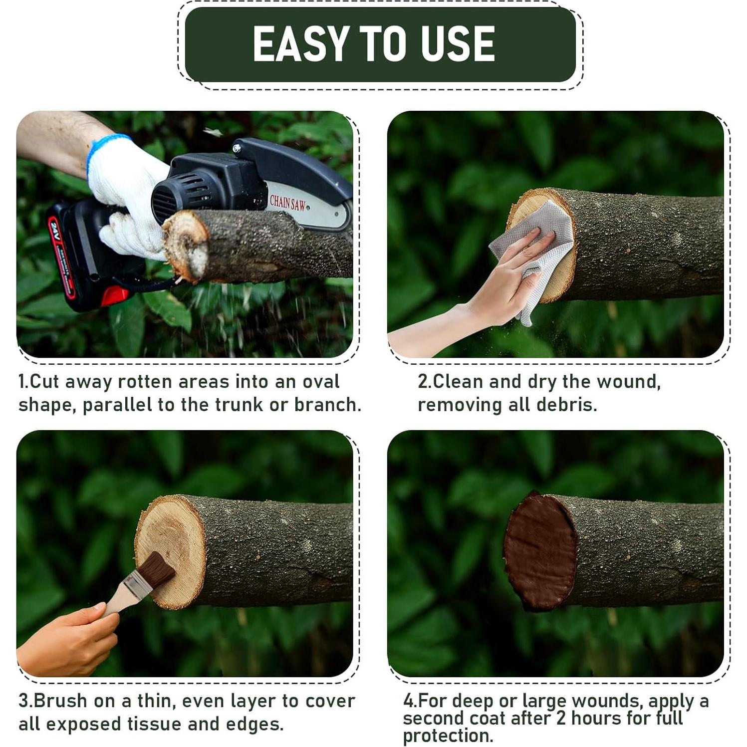 Sellador de Heridas de Árbol Meuvcol 500g - Protección Efectiva