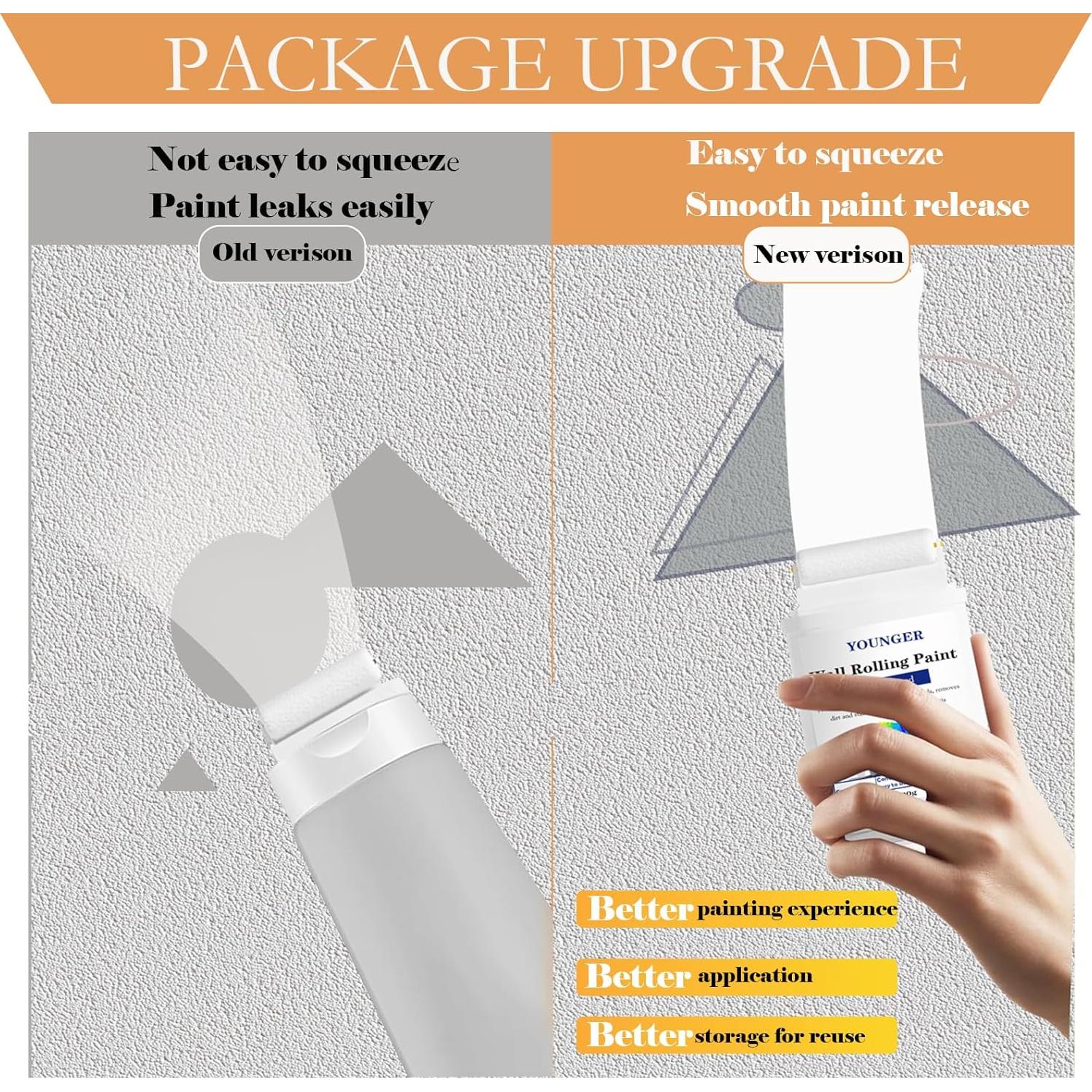 Pintura Blanca a Base de Agua YOUNGER 200g Kit Rodillo