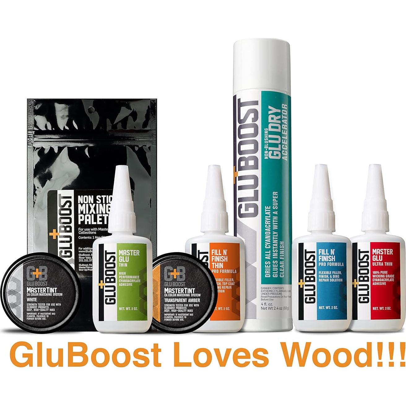 MasterGlu Ultrathin - Pegamento CA Ultra Claro 56.7g para Madera