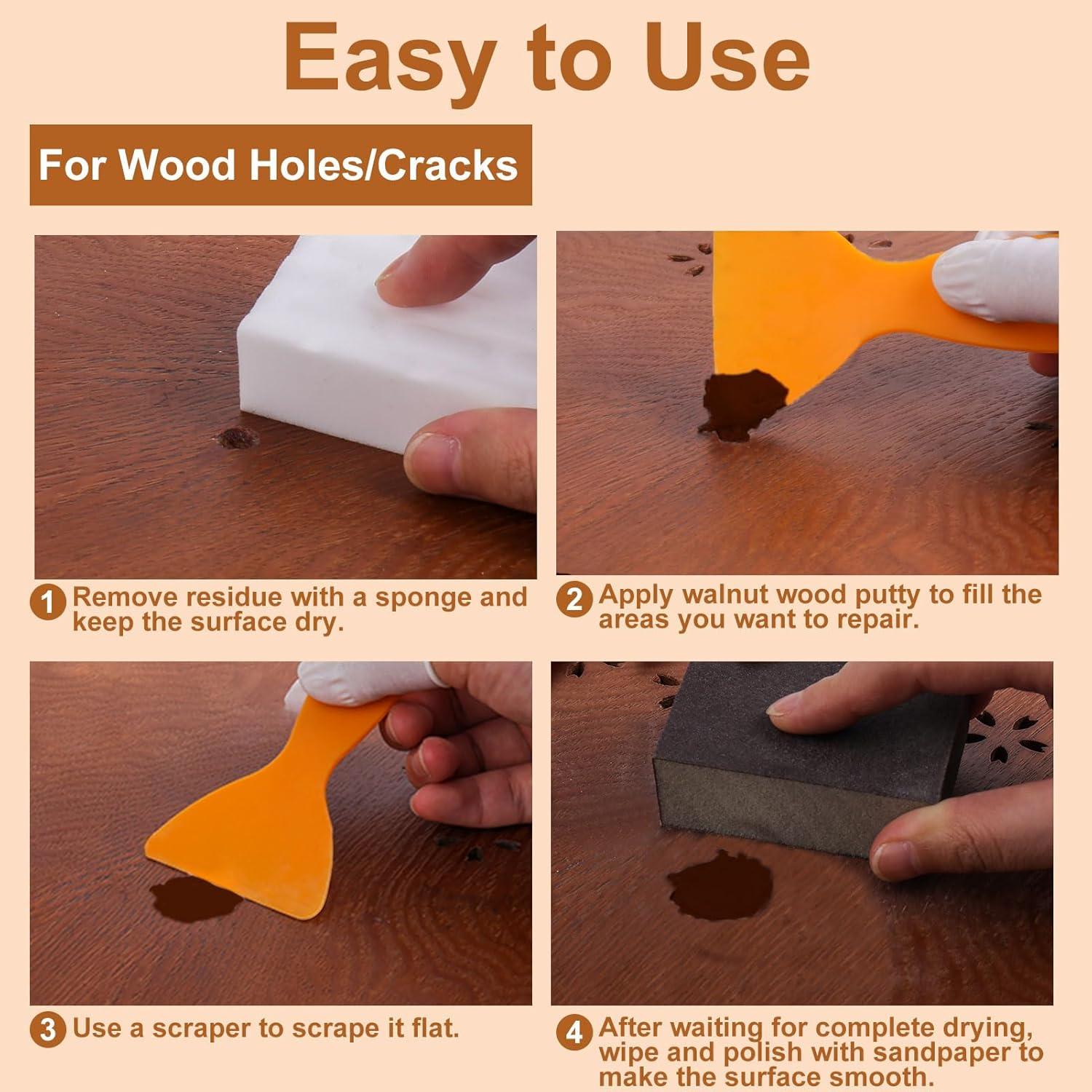 Masilla para Madera de Nogal A-HEYIDA 280g - Pintable y Lijable