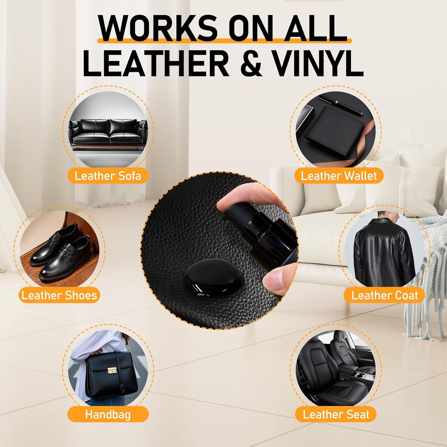 Bálsamo de Recoloración de Cuero Negro Aididan 250 ml