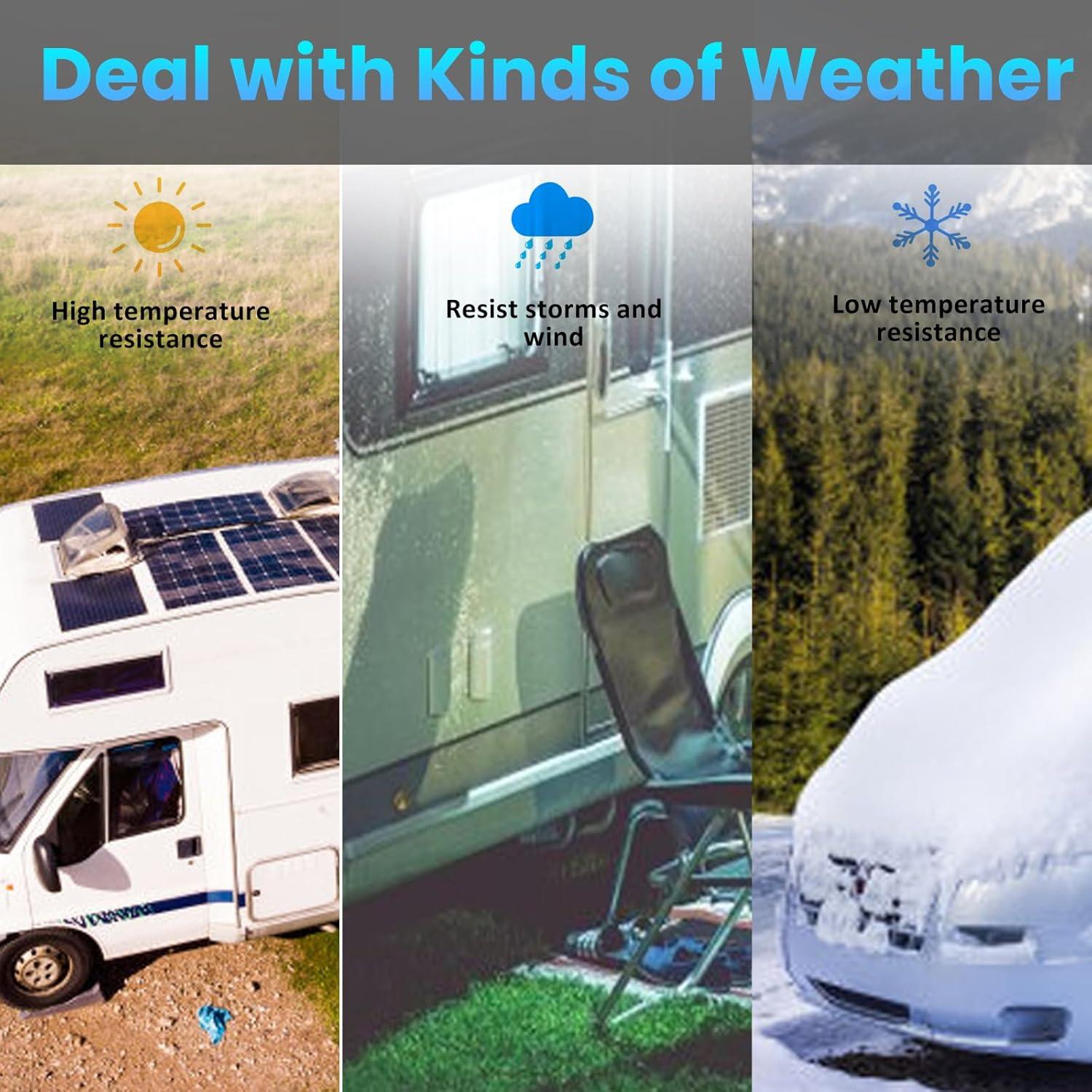 Recubrimiento de Techo Impermeable Qiveaory 1.96L Kit Completo