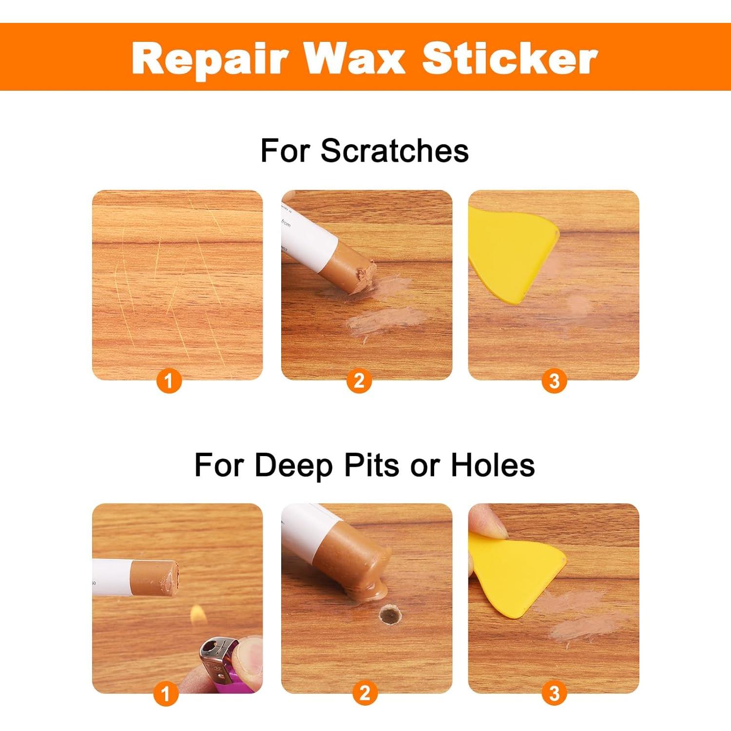 Kit de Reparación de Muebles de Madera Harfington - Marrón Oscuro