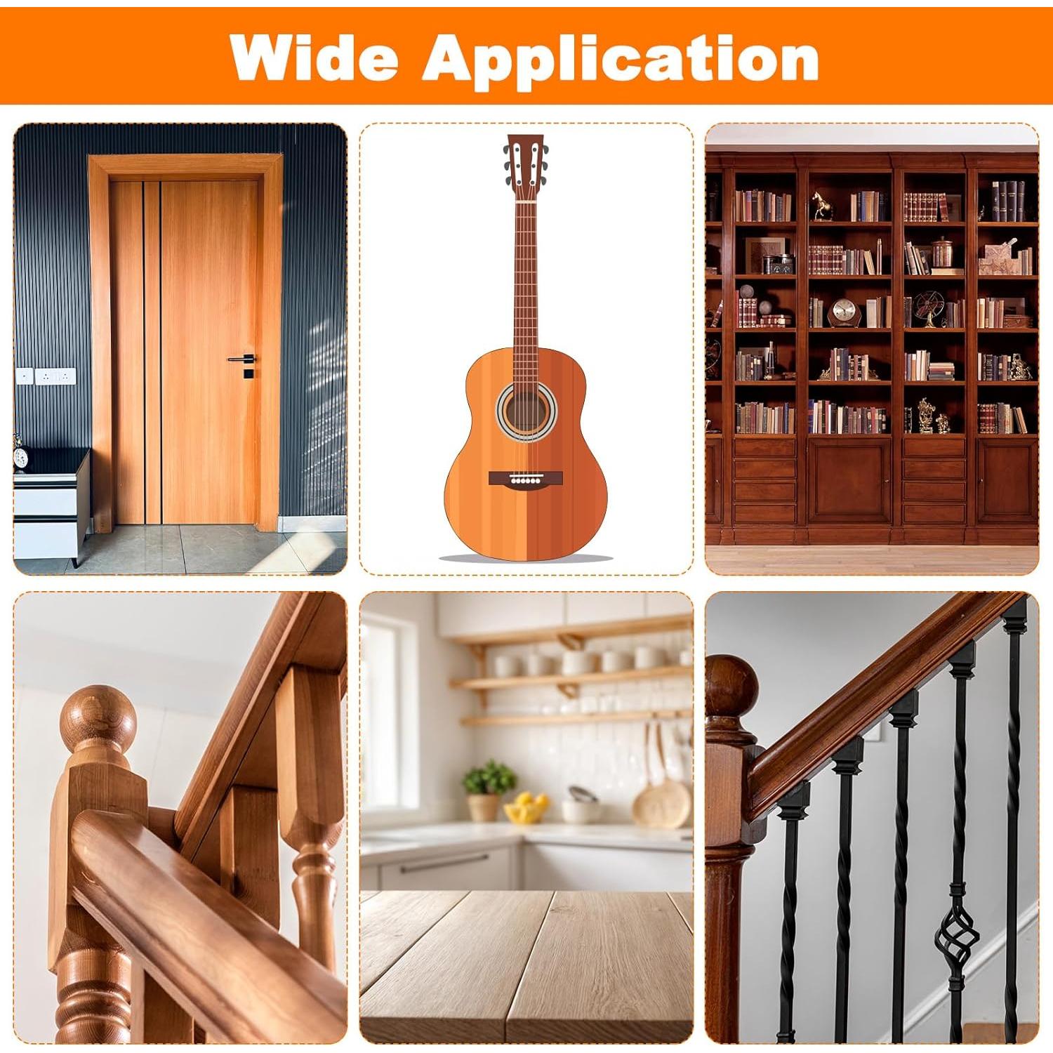 Kit de Reparación de Muebles de Madera Harfington - Marrón Oscuro