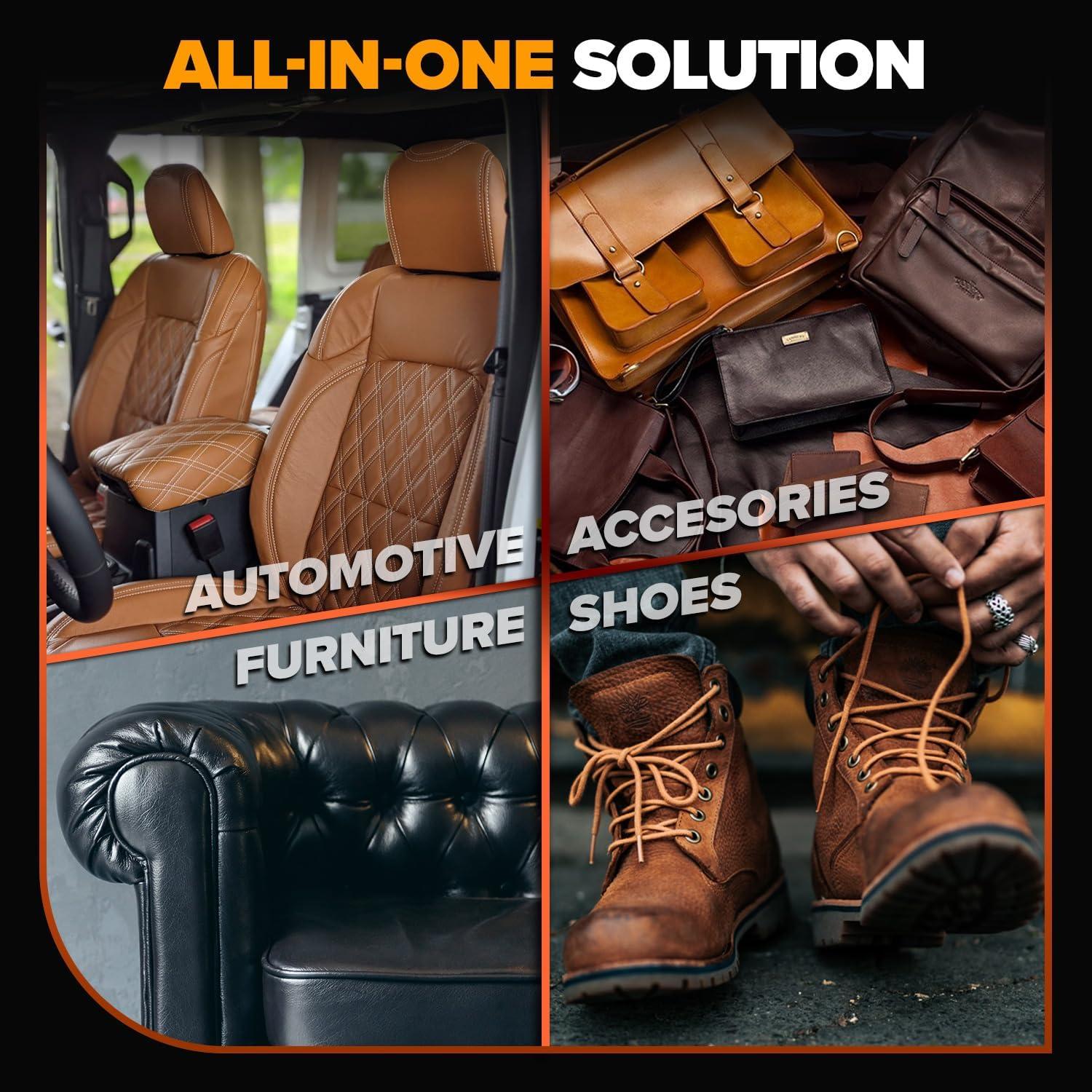 Kit Limpiador y Acondicionador de Cuero Carfidant 1.12kg