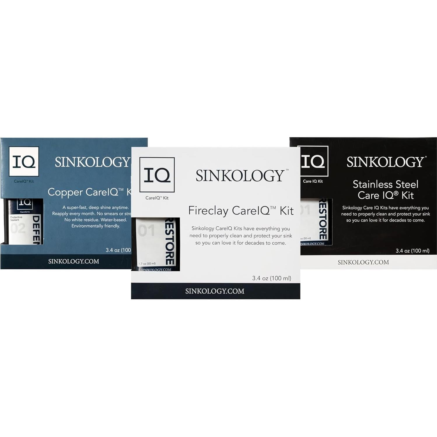 Kit de Cuidado IQ Sinkology para Fregaderos de Fireclay