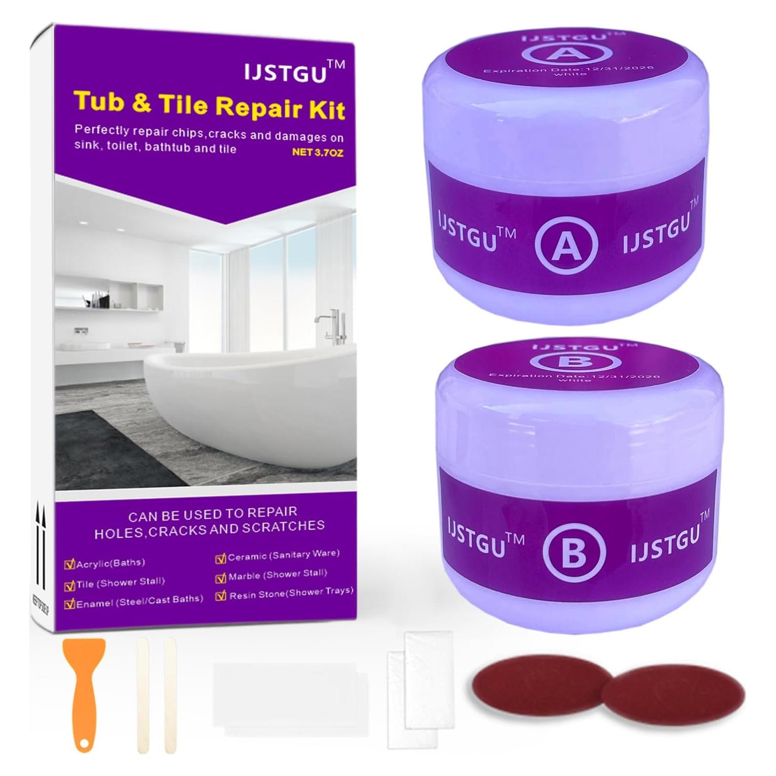 Kit de Reparación de Baños IJSTGU - Blanco, 141.75g