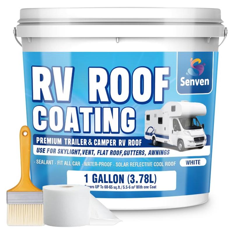 Sellador de Techo RV SENVEN Blanco 1 Galón Impermeable