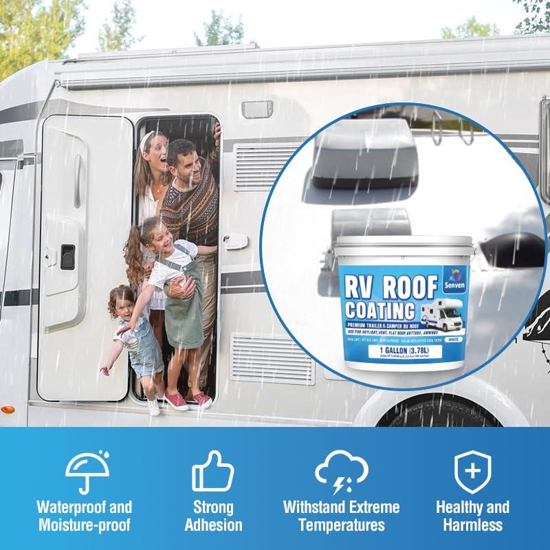 Sellador de Techo RV SENVEN Blanco 1 Galón Impermeable