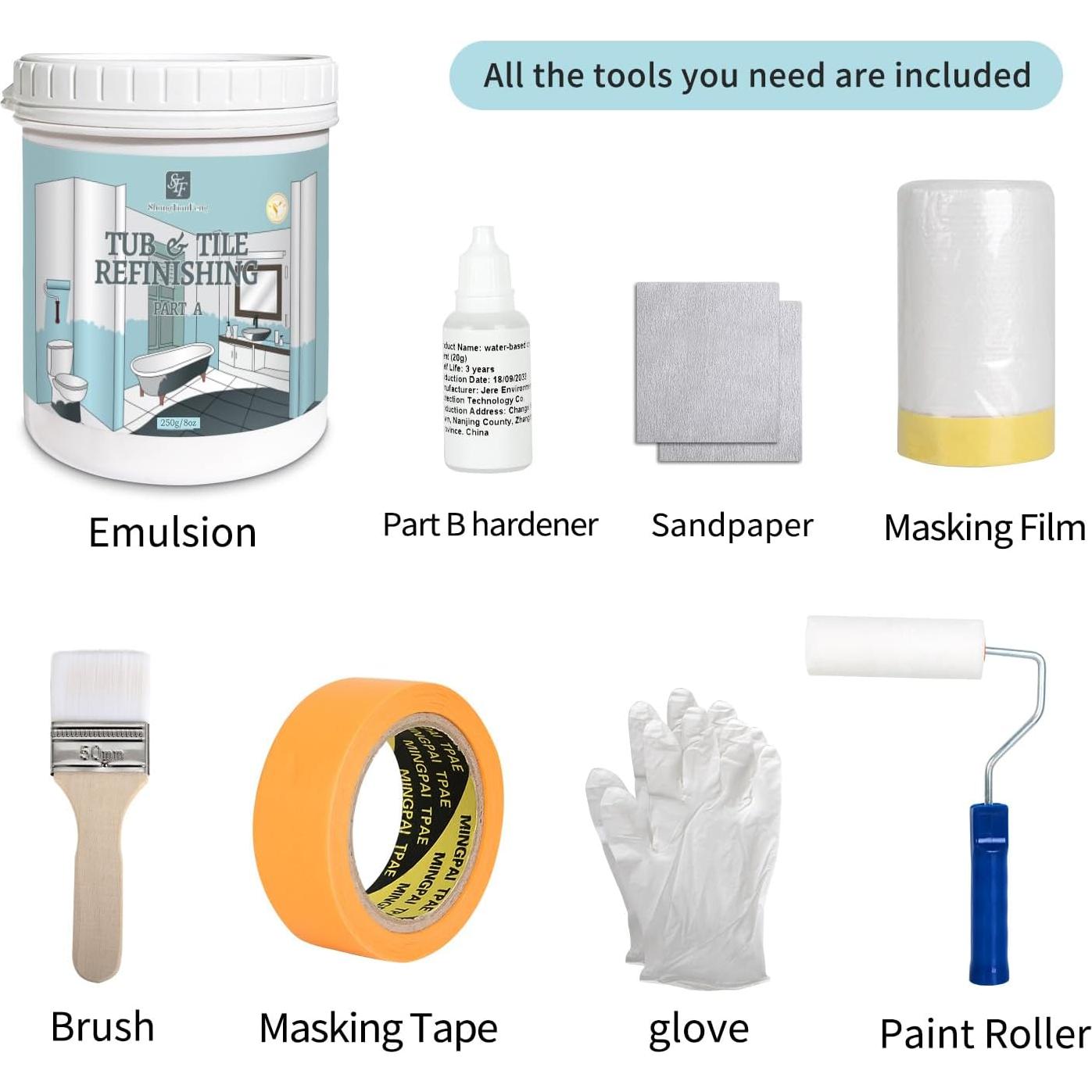 Kit de Reacabado de Cerámica y Azulejos SHANGTIANFENG 473ml