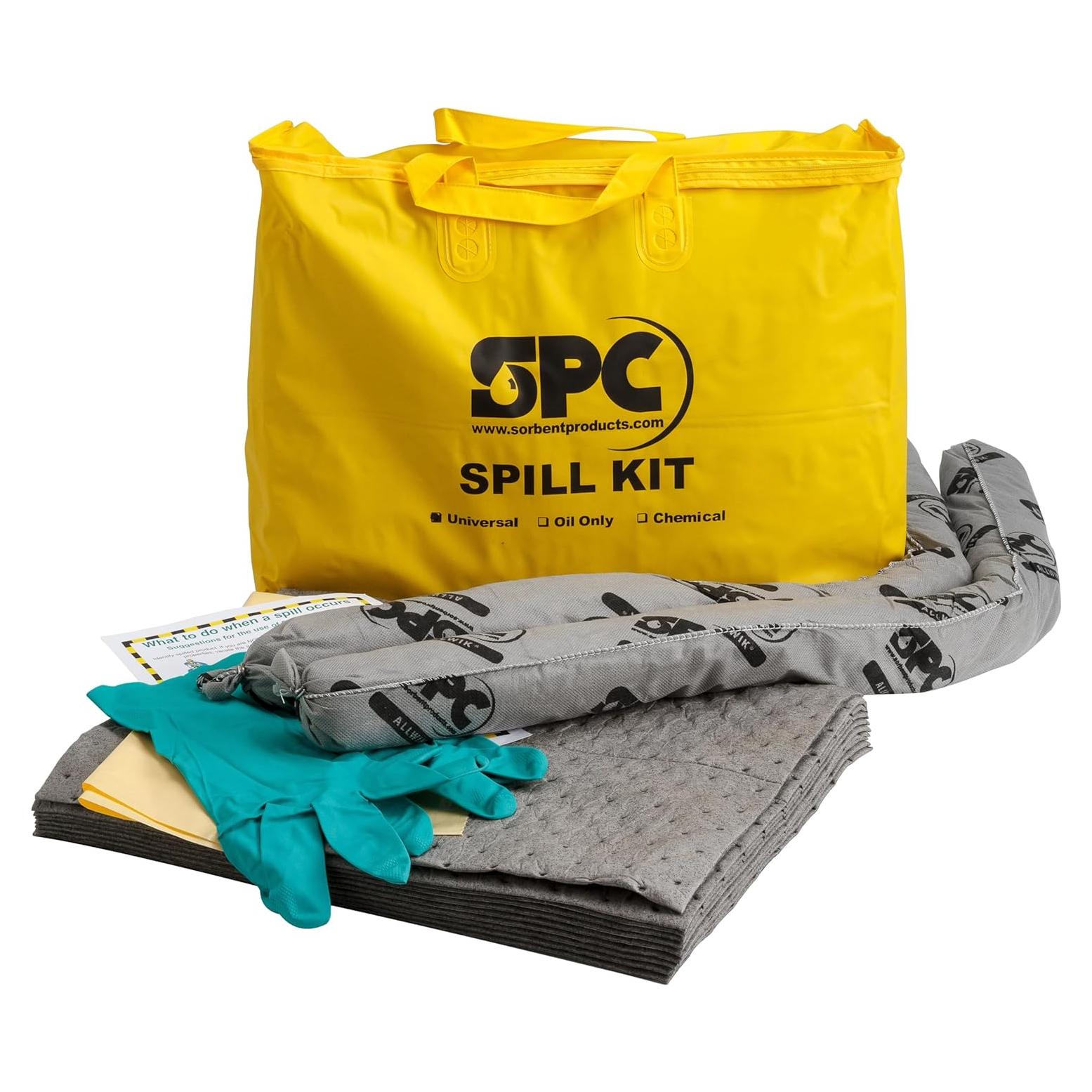 Kit de Derrames Universal Brady SPC SKA-PP 19L Portátil Amarillo