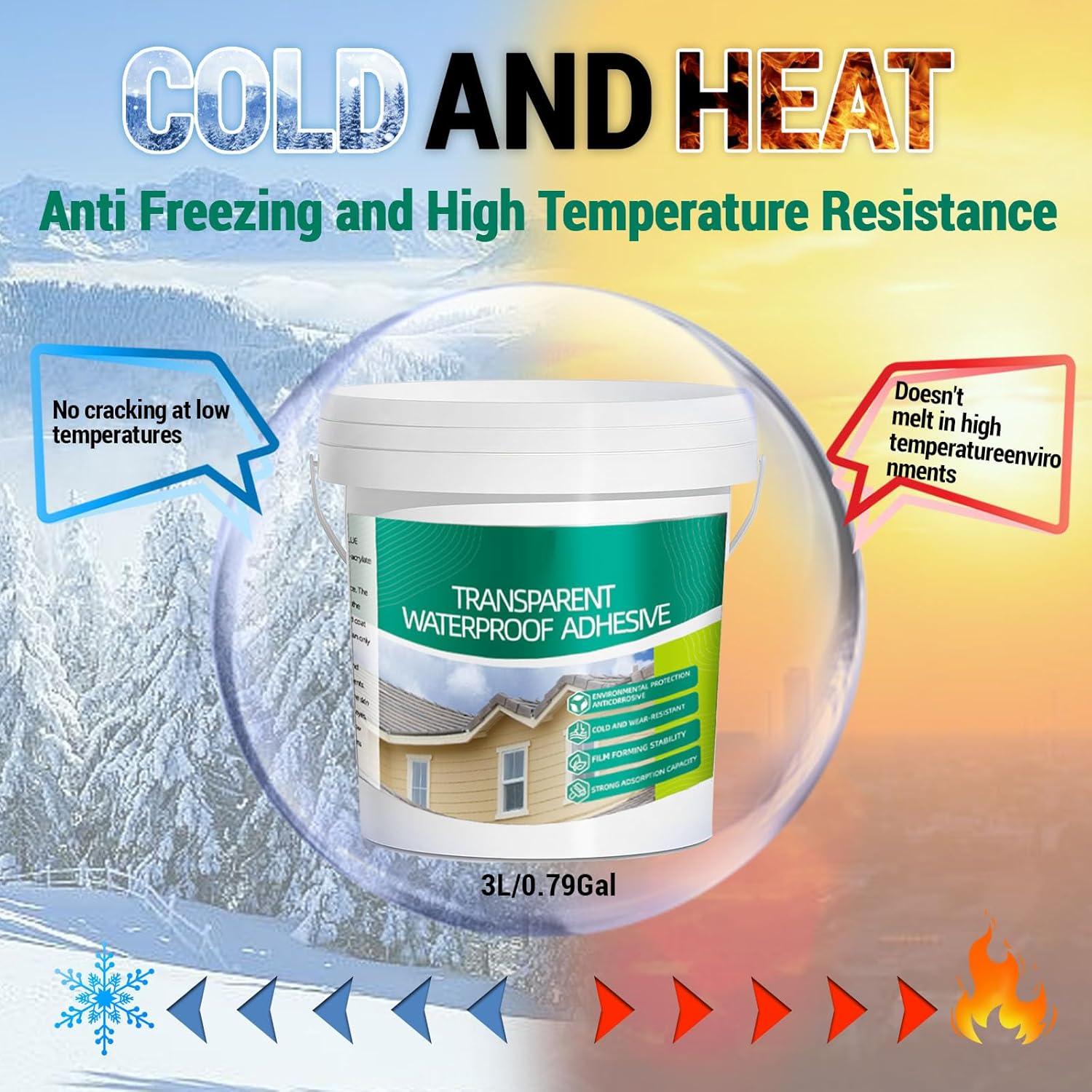 Set de Sellador Aislante Impermeable Qiveaory 3L con Brochas