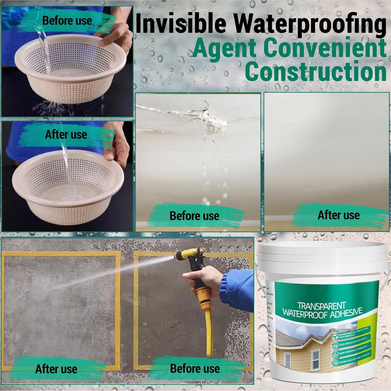 Set de Sellador Aislante Impermeable Qiveaory 3L con Brochas