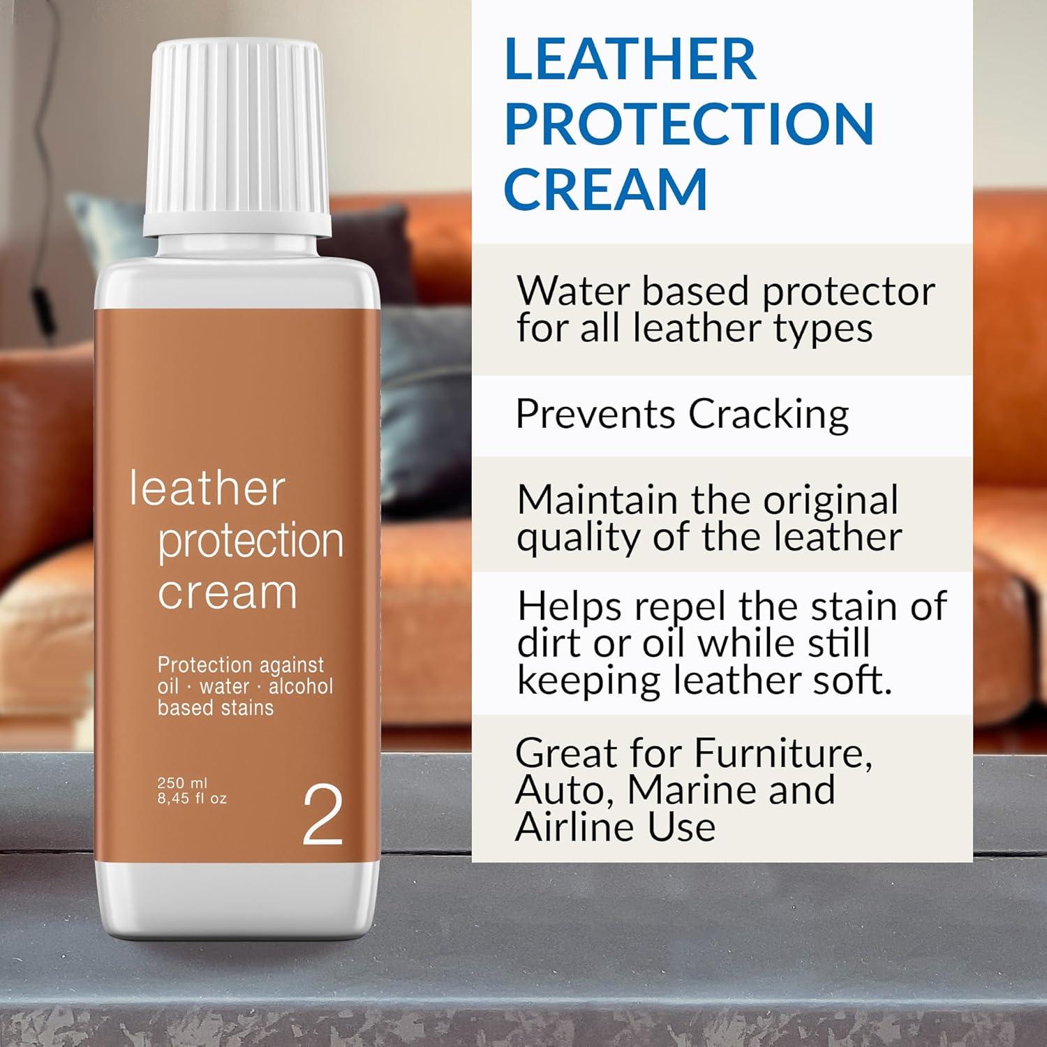 Kit de Cuidado de Cuero Leather Master 250ml - Limpiador y Acondicionador
