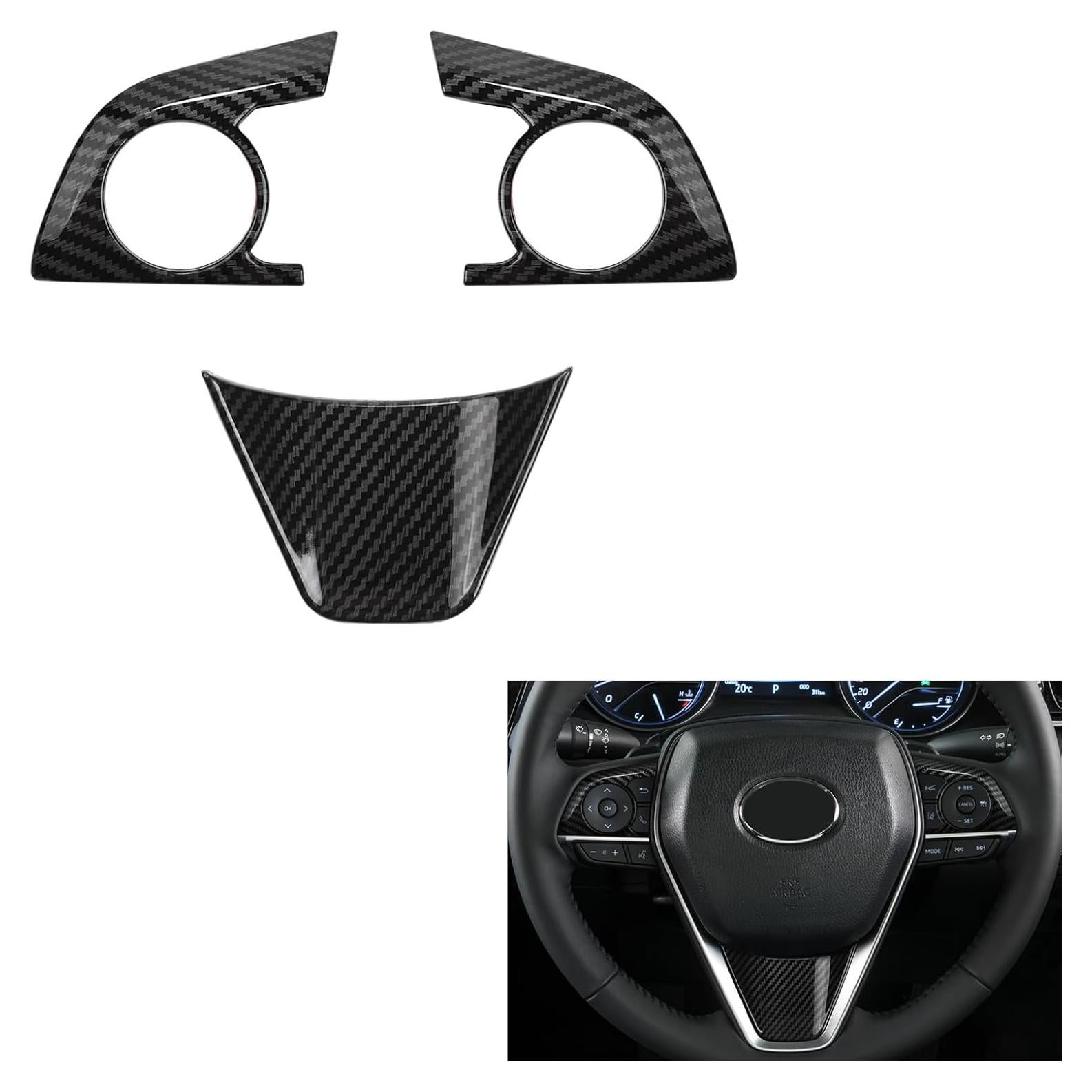 Cubierta de Botón Volante CKE para Toyota Camry 2018-2024