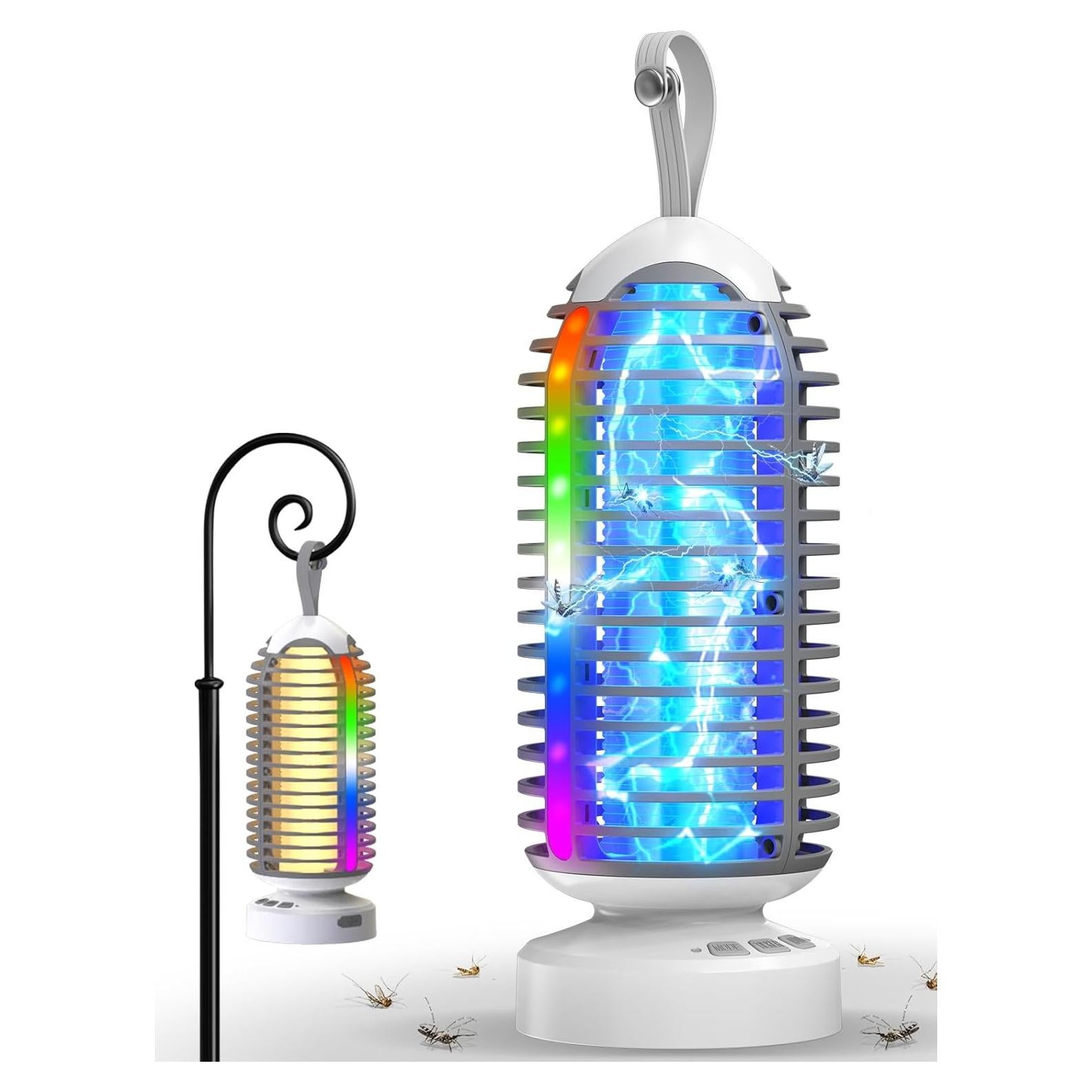 Zapper de Insectos PhatroyYee 4000mAh Recargable Gris