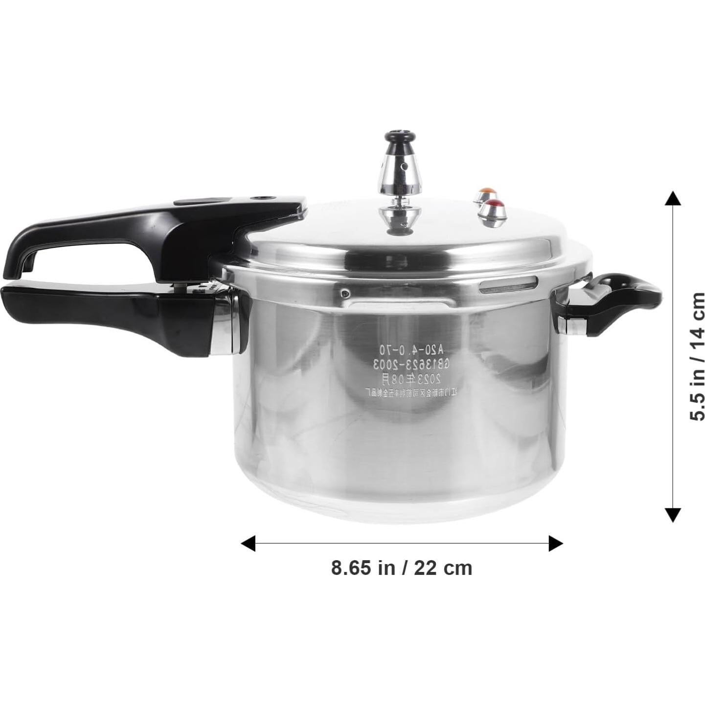 Olla a Presión DOITOOL 20cm Aluminio para Estufa Gas e Inducción