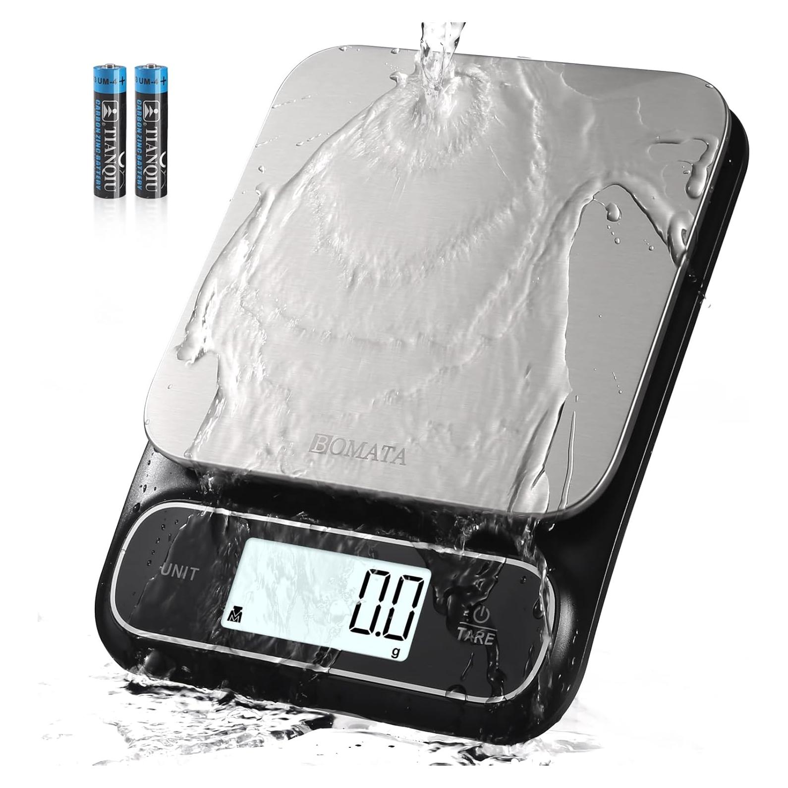 Balanza de Cocina Digital BOMATA IPX6 5 kg Alta Precisión