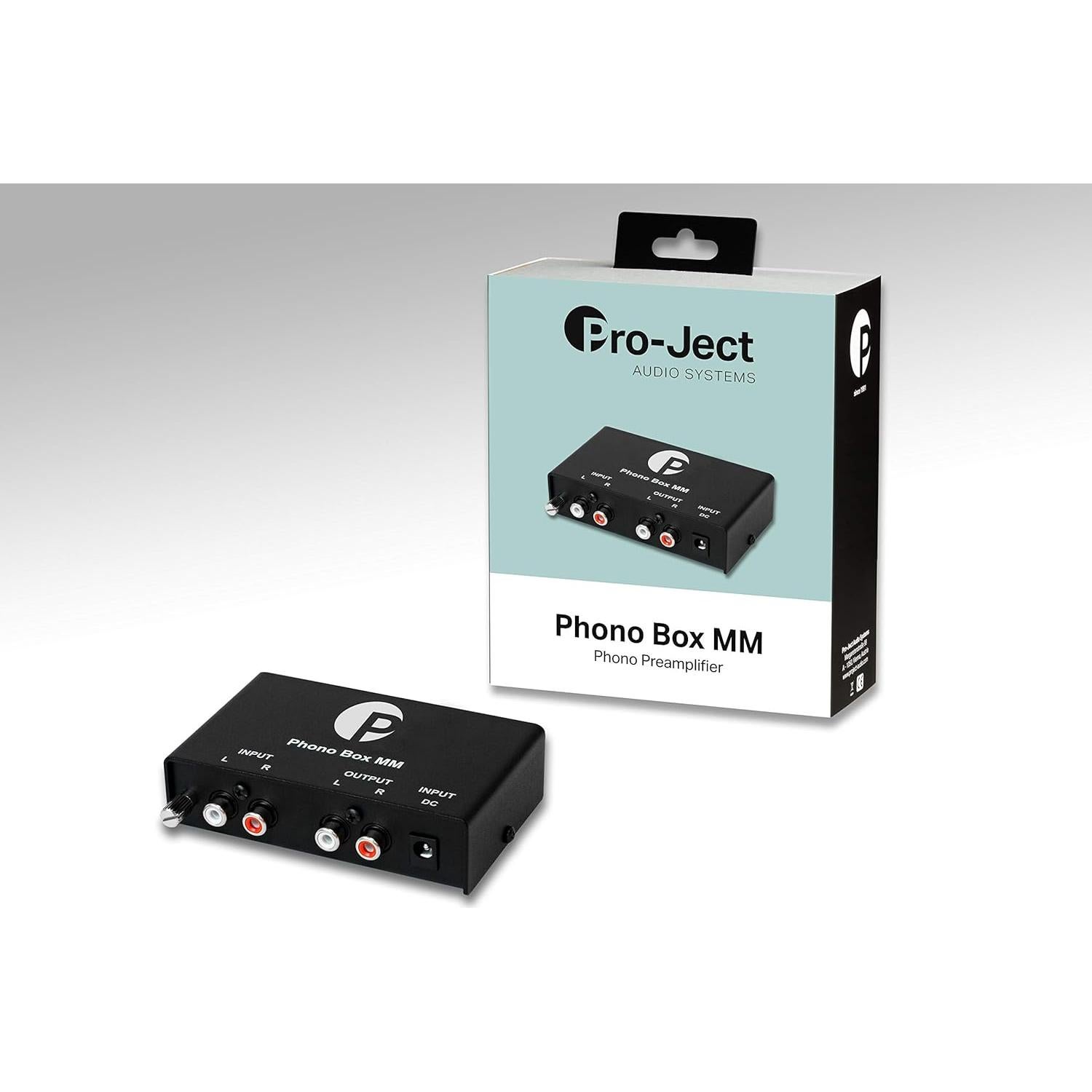 Pro-Ject Phono Box MM - Pre-amplificador de phono - Negro