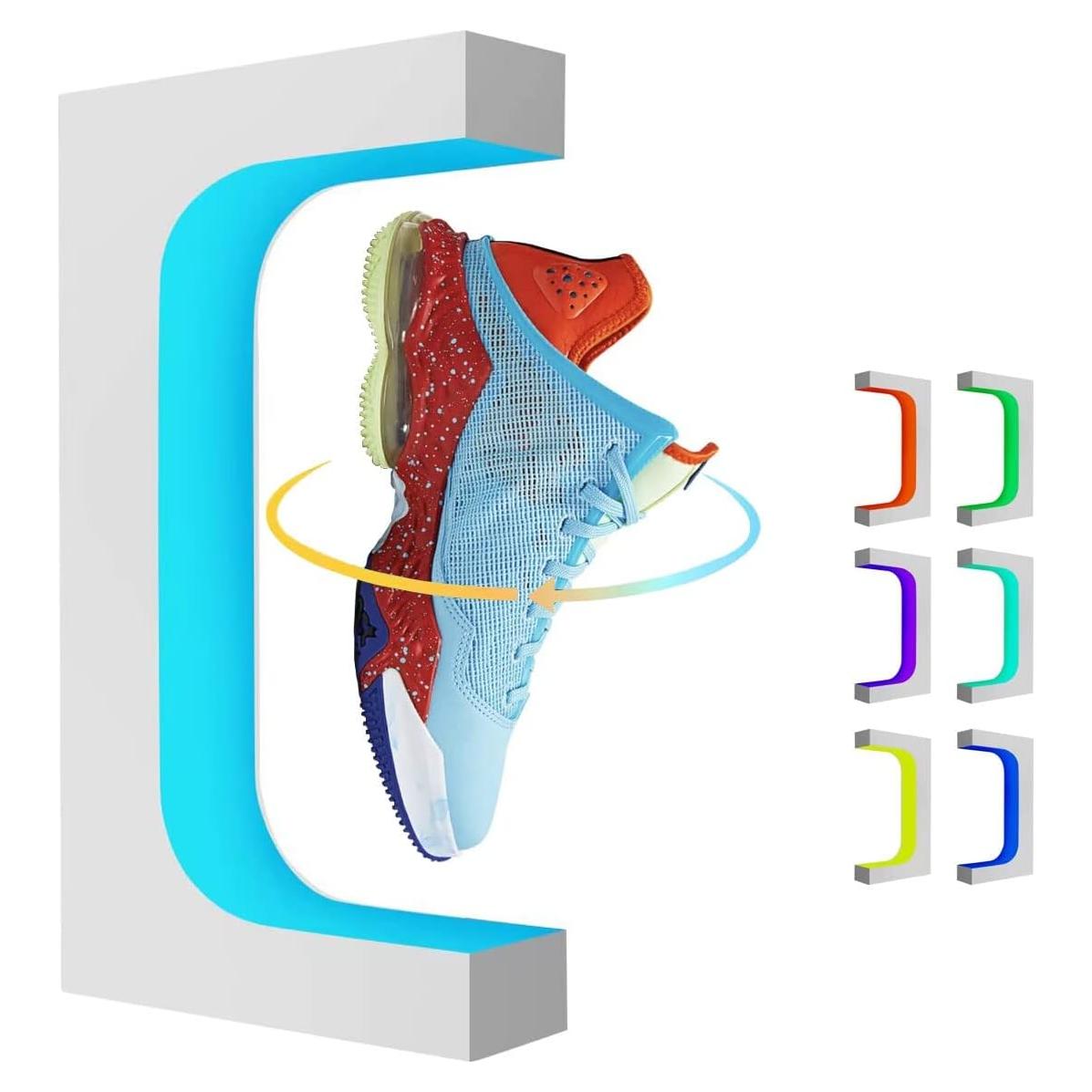 Soporte de Exhibición de Zapatos UVEHAS con Luz LED 360°