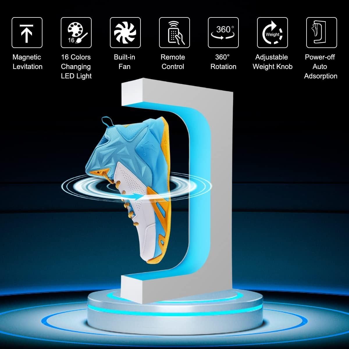 Soporte de Exhibición de Zapatos UVEHAS con Luz LED 360°