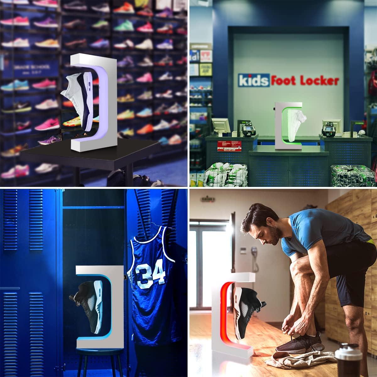 Soporte de Exhibición de Zapatos UVEHAS con Luz LED 360°