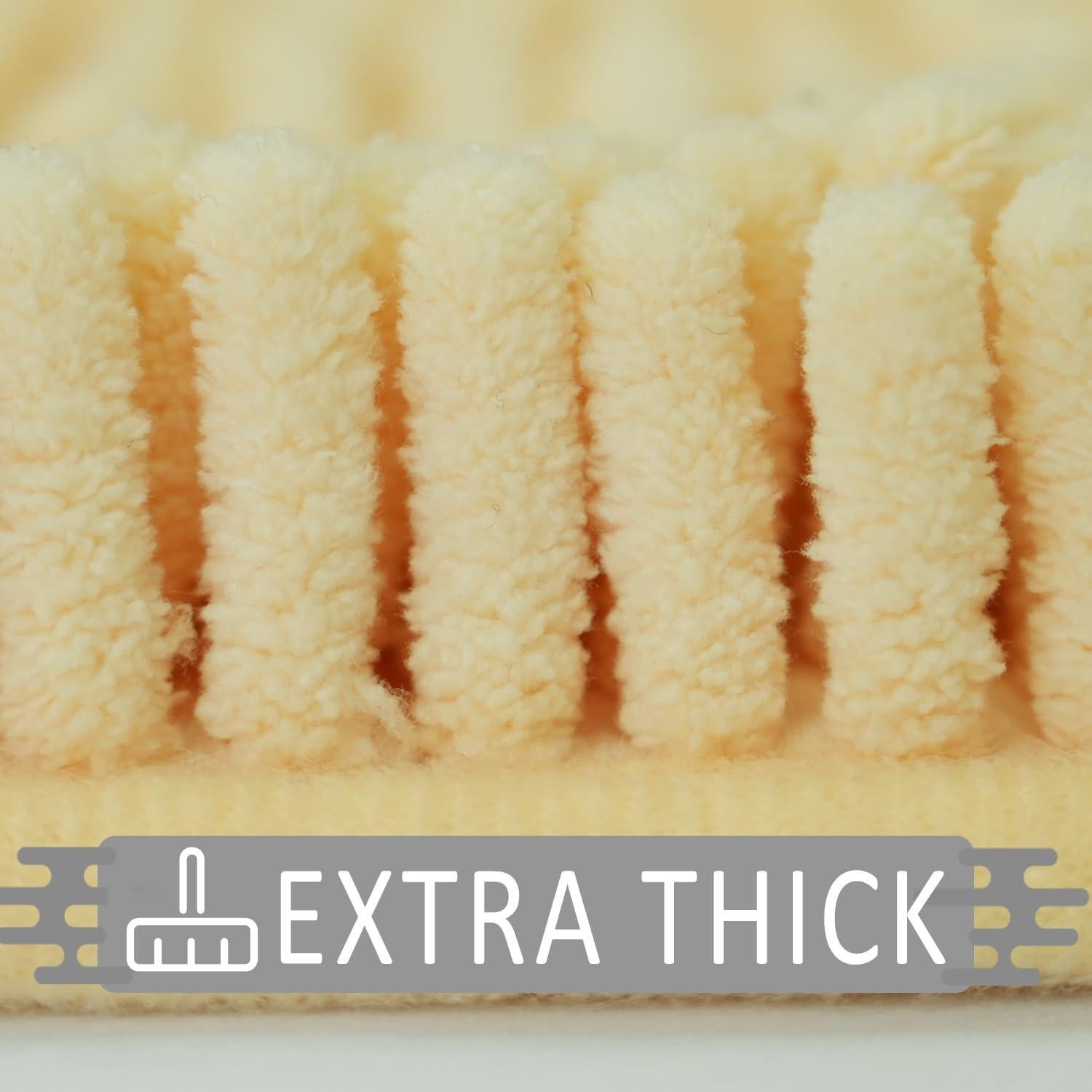 Conjunto de Alfombrillas de Baño Antideslizantes Flotstiga 3 Piezas Beige