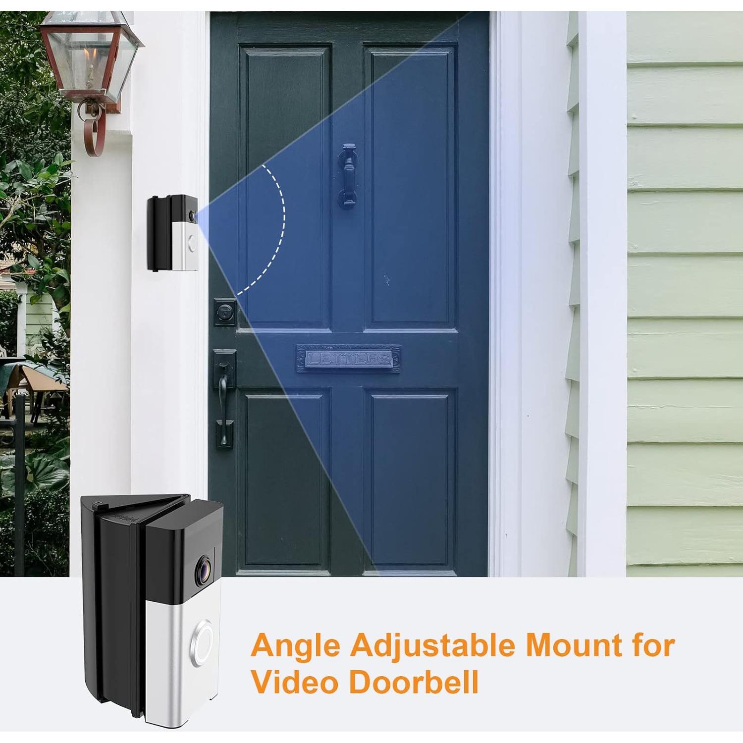 Soporte ajustable para timbre NANW - Ángulo 30-55° - Negro