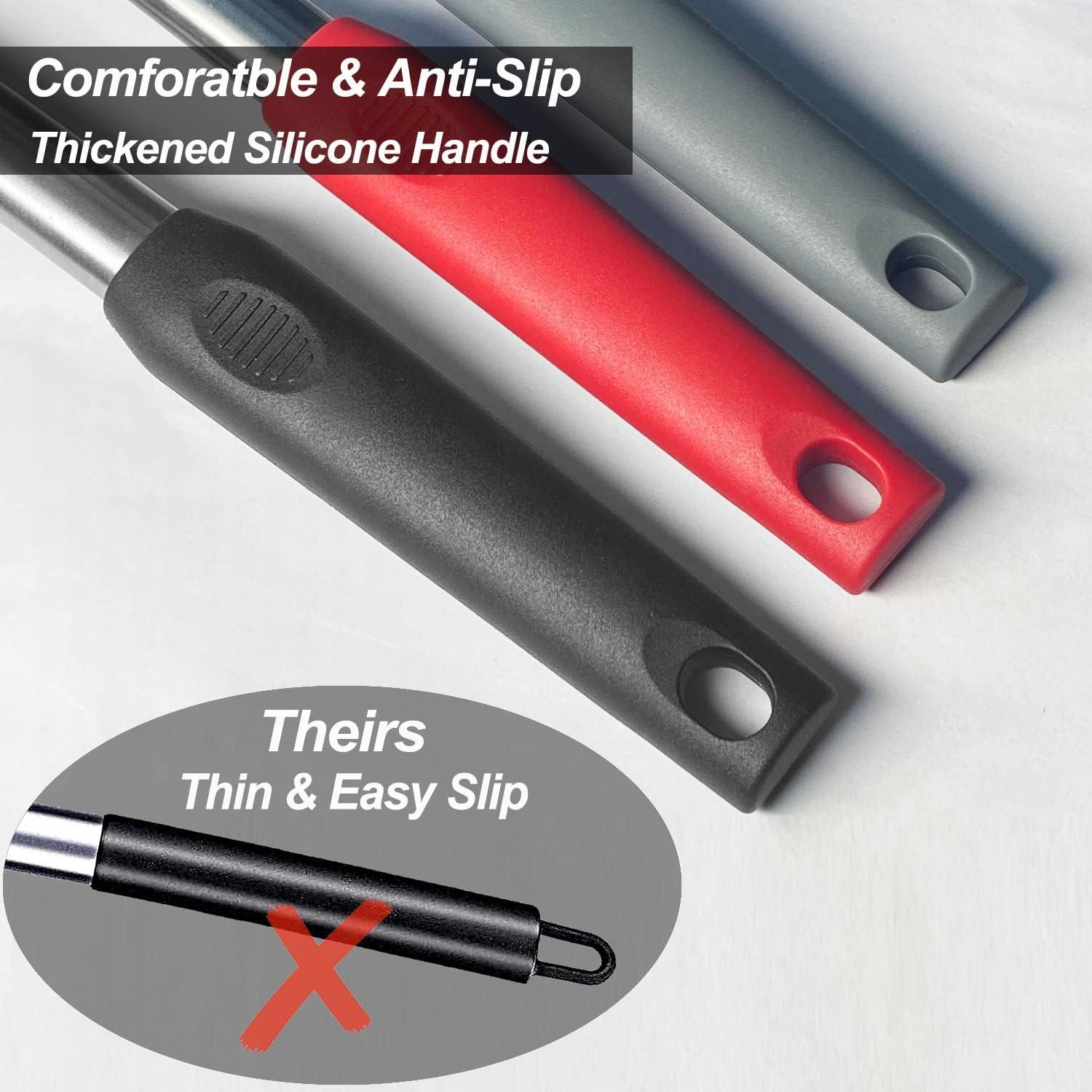 Juego de Utensilios de Cocina VOVOLY 5 Piezas Silicona Negro