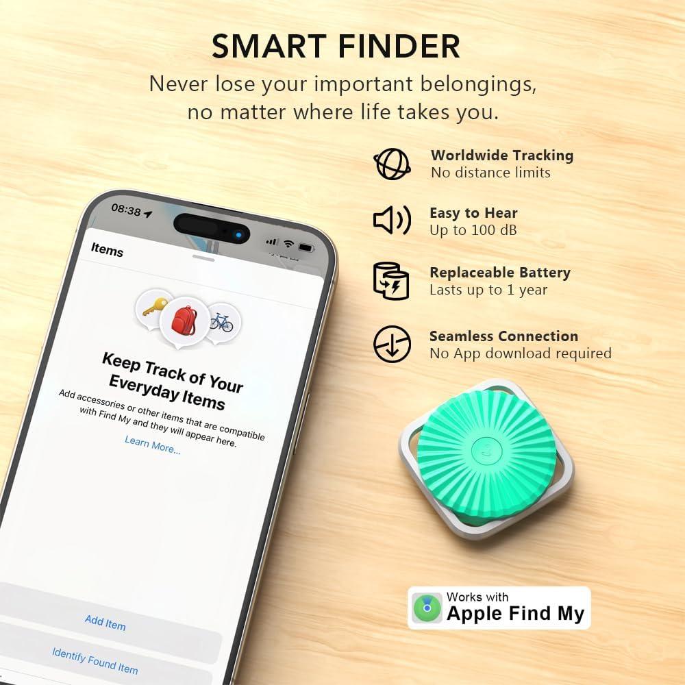 Localizador Bluetooth JianHan JH-Finder-B01 Cian - Apple Find My