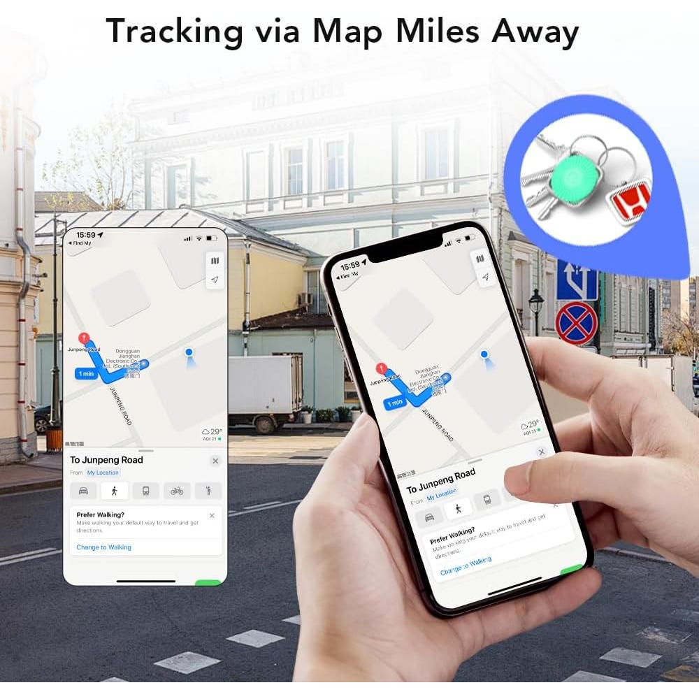 Localizador Bluetooth JianHan JH-Finder-B01 Cian - Apple Find My