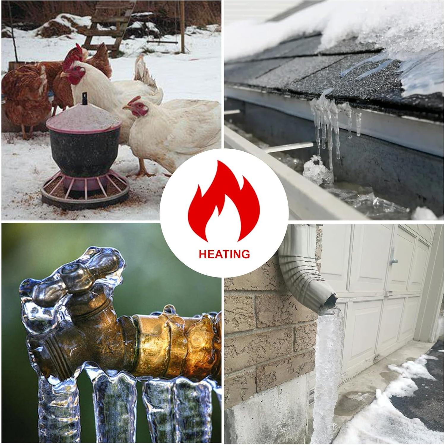 Cinta Térmica OEBLD 3FT para Tuberías de Agua - Protección Congelamiento