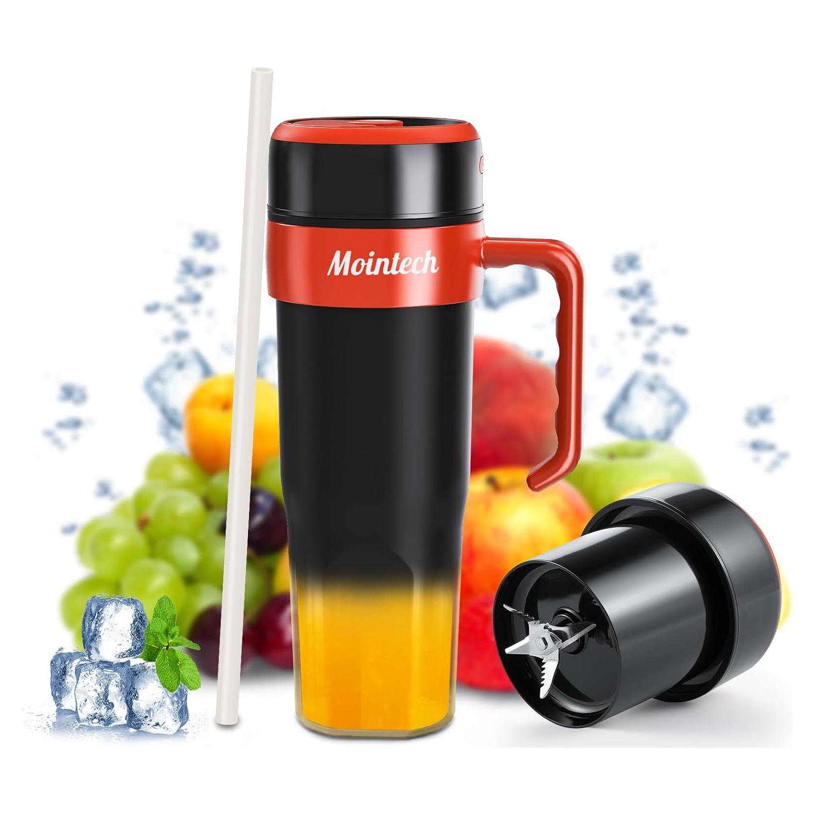 Licuadora Personal Mointech 600ml Portátil USB-C 6 Cuchillas