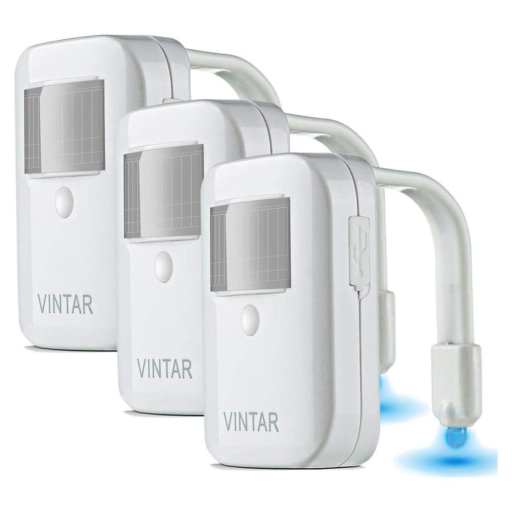 Luz Nocturna LED Vintar 3 Piezas con Sensor y 16 Colores