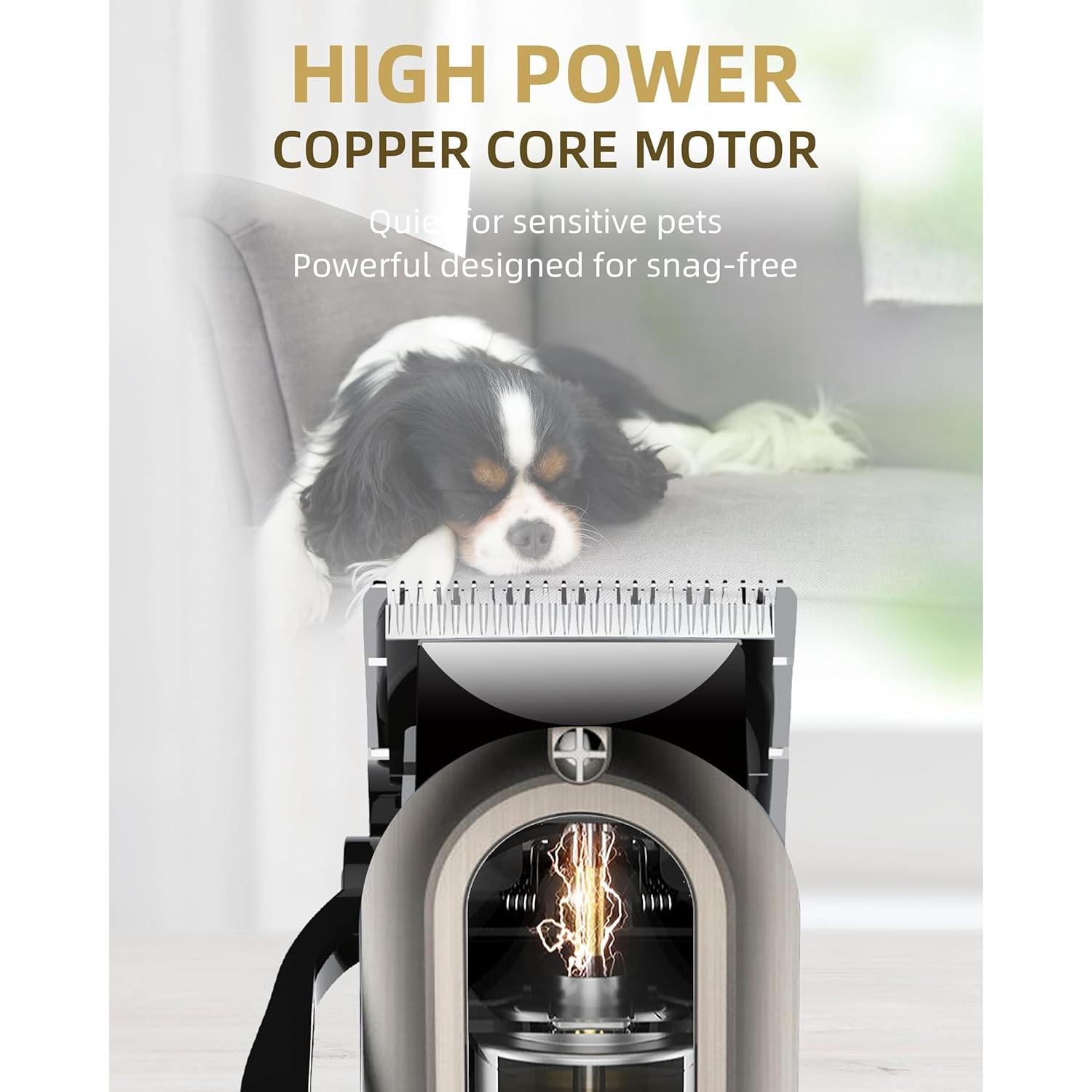 Cortadora de Pelo para Mascotas E-Hunter 12V Silenciosa con 10 Peines