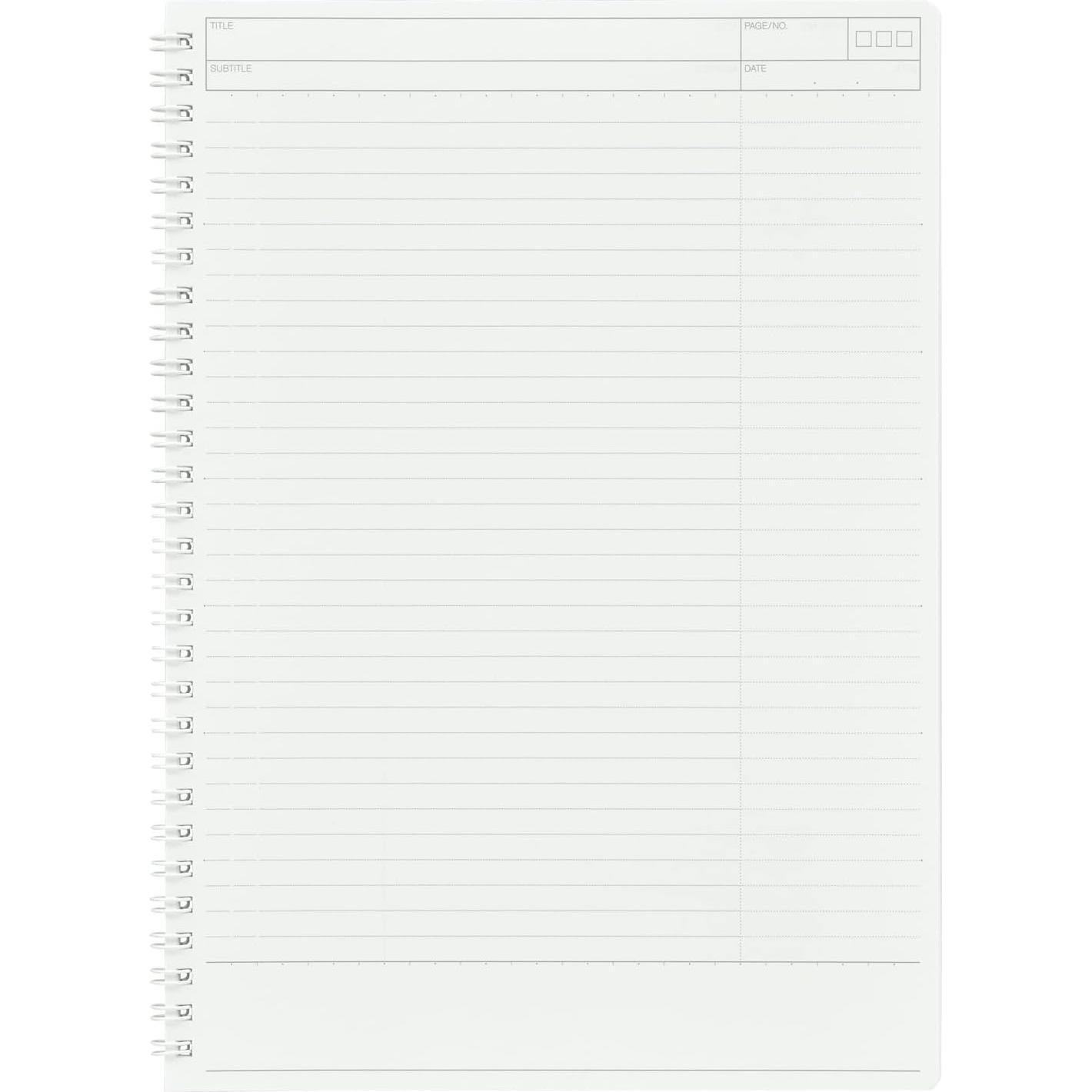 Cuaderno Maruman N909AP B5 Anillas Revisión Inteligente Paquete 3