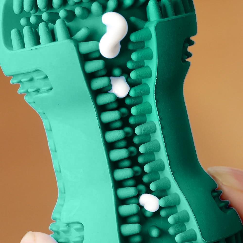 Juguete Rellenable para Perros Moritas - Limpieza Dental Verde Aqua