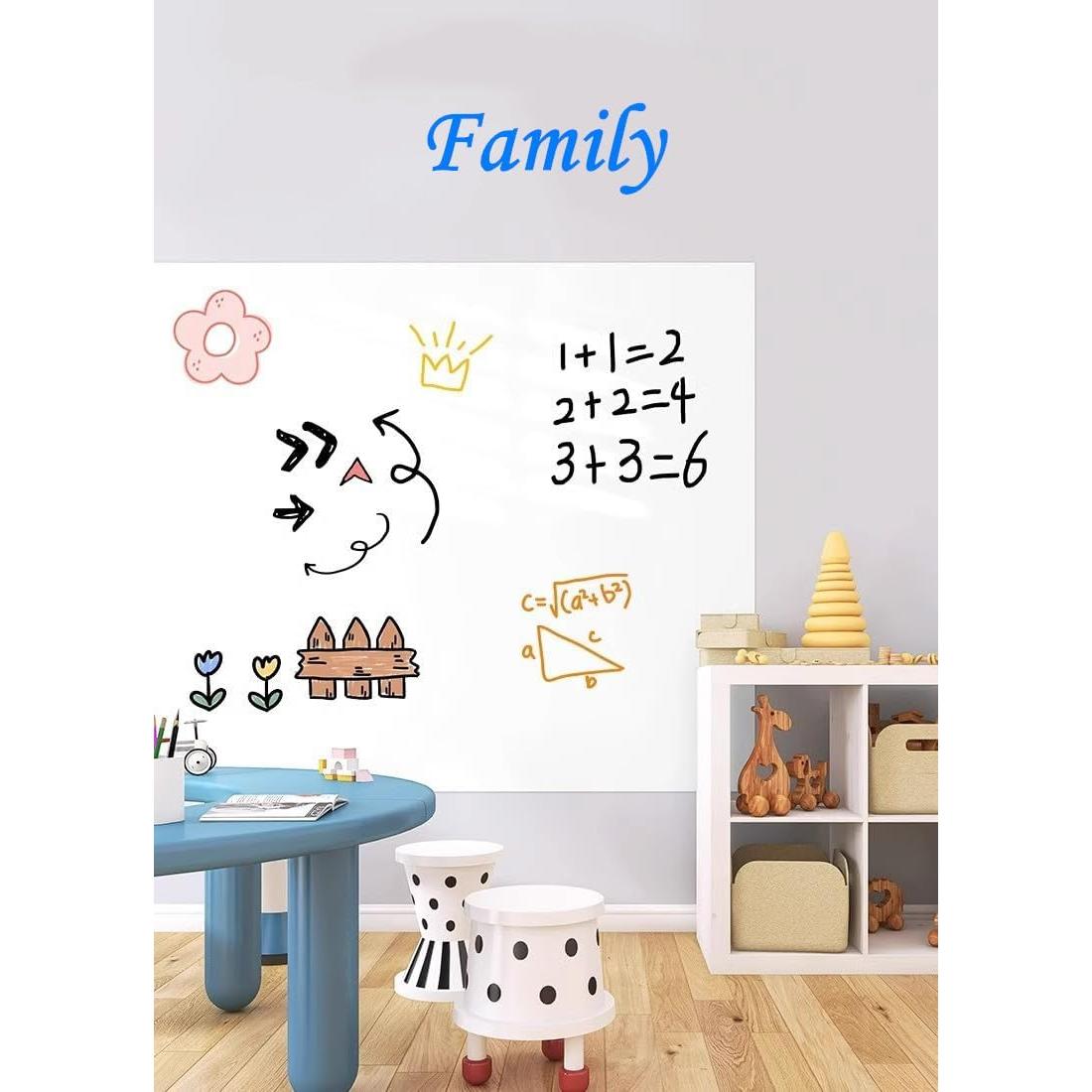 Papel Tapiz de Pizarra Blanca Adhesivo 61x102 cm TAKSDAI