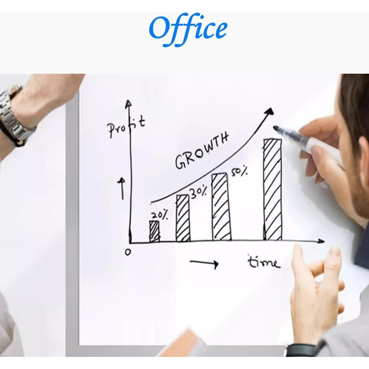 Papel Tapiz de Pizarra Blanca Adhesivo 61x102 cm TAKSDAI