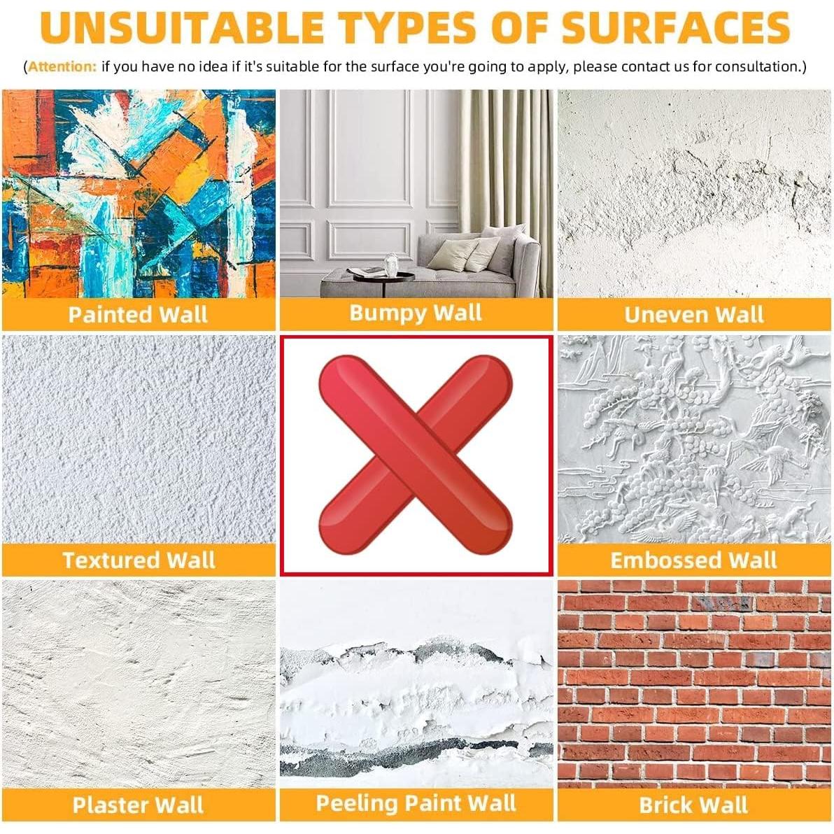 Papel Tapiz de Pizarra Blanca Adhesivo 61x102 cm TAKSDAI