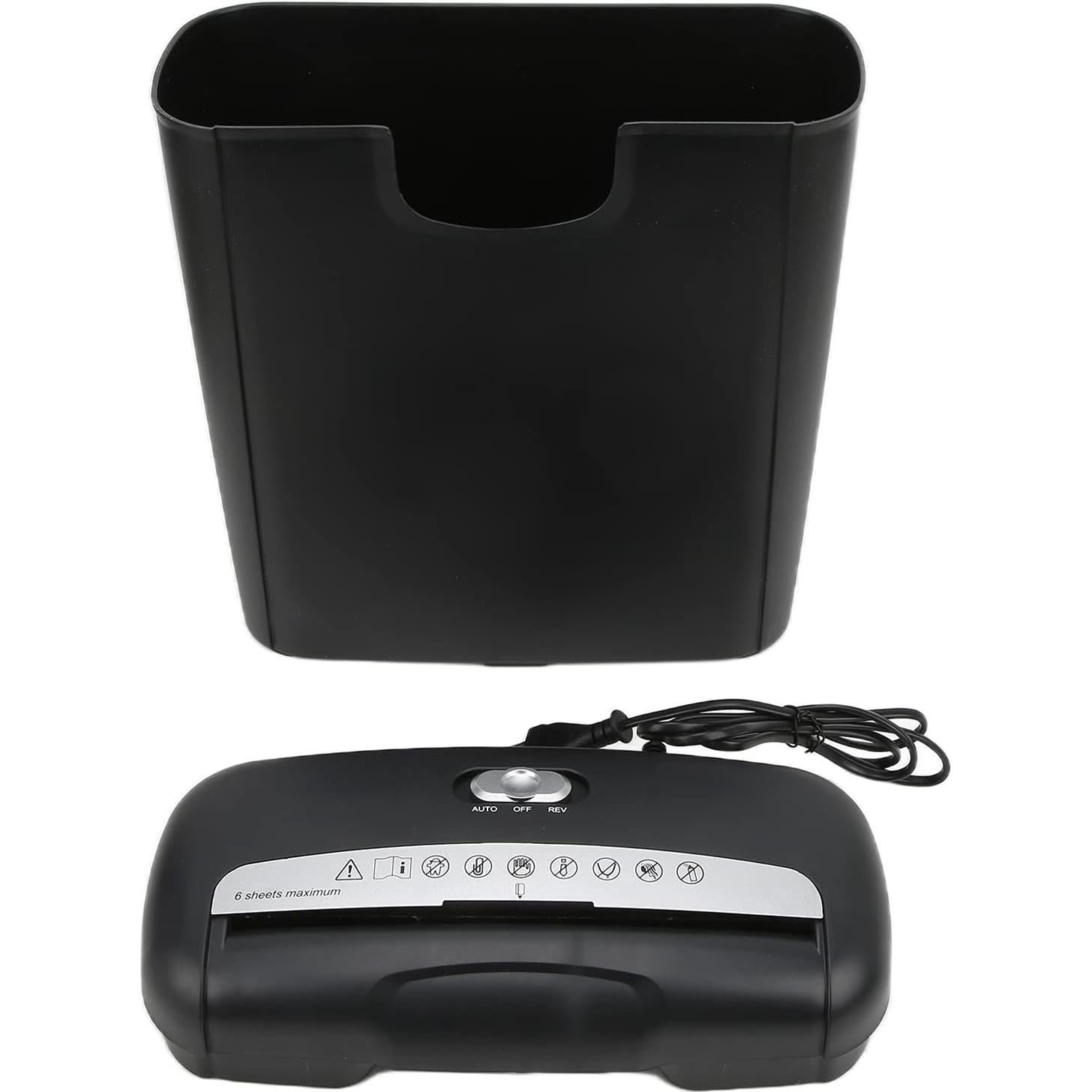 Trituradora de Papel Eléctrica Buachois Mini 6 Hojas 10L