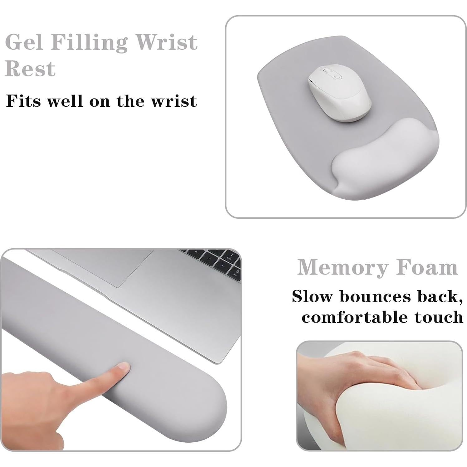 Soporte Ergonómico para Muñeca CFHYZAZNCL Gris Claro