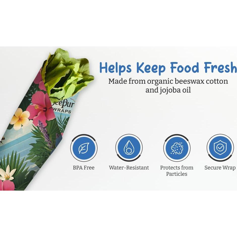 Rollo de Envoltura de Alimentos BeePure 38.1x203.2 cm Ecológico