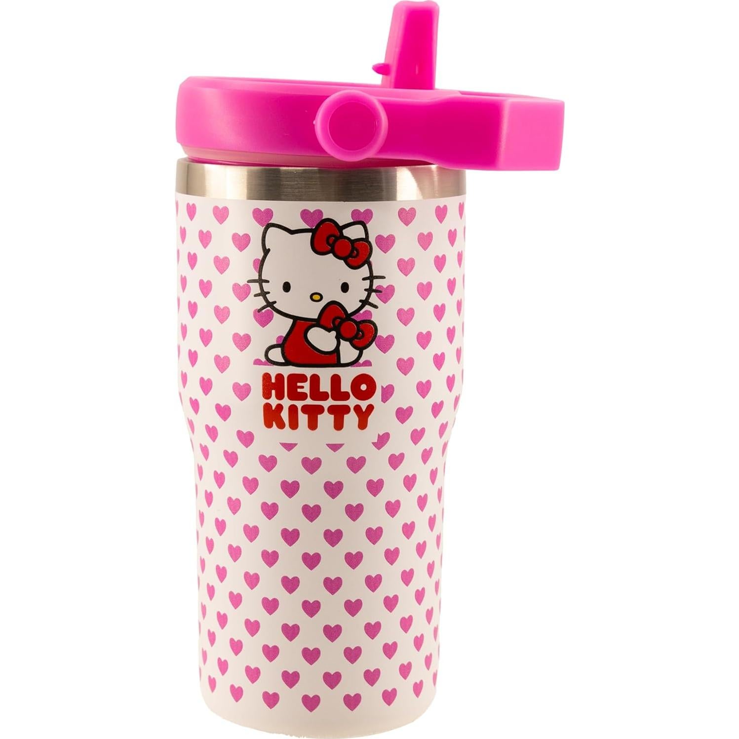 Botella de Agua Aislada Hello Kitty 591 ml Acero Inoxidable