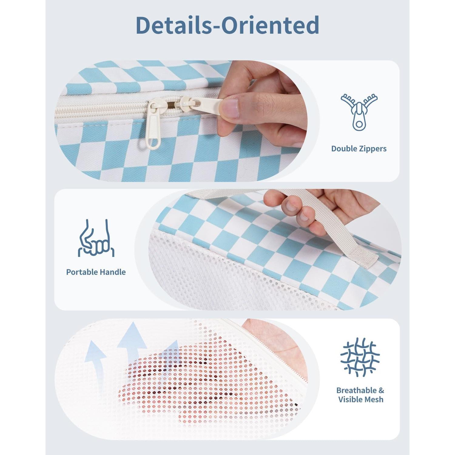 Set de 7 Cubos de Empaque Narwey - Organizador de Viaje Cuadros